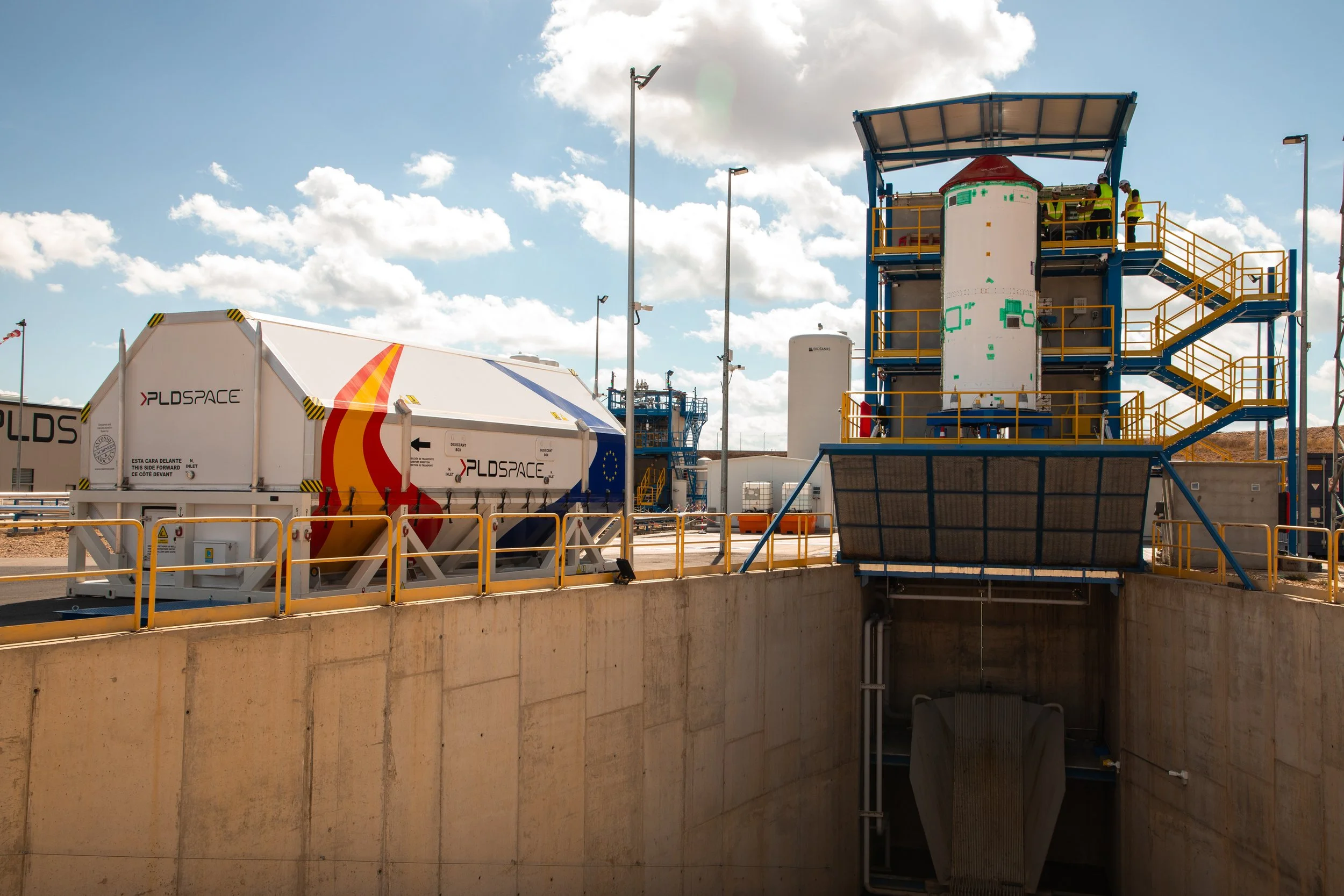 MIURA 5 second stage - PLD Space Test Facilities (Teruel)