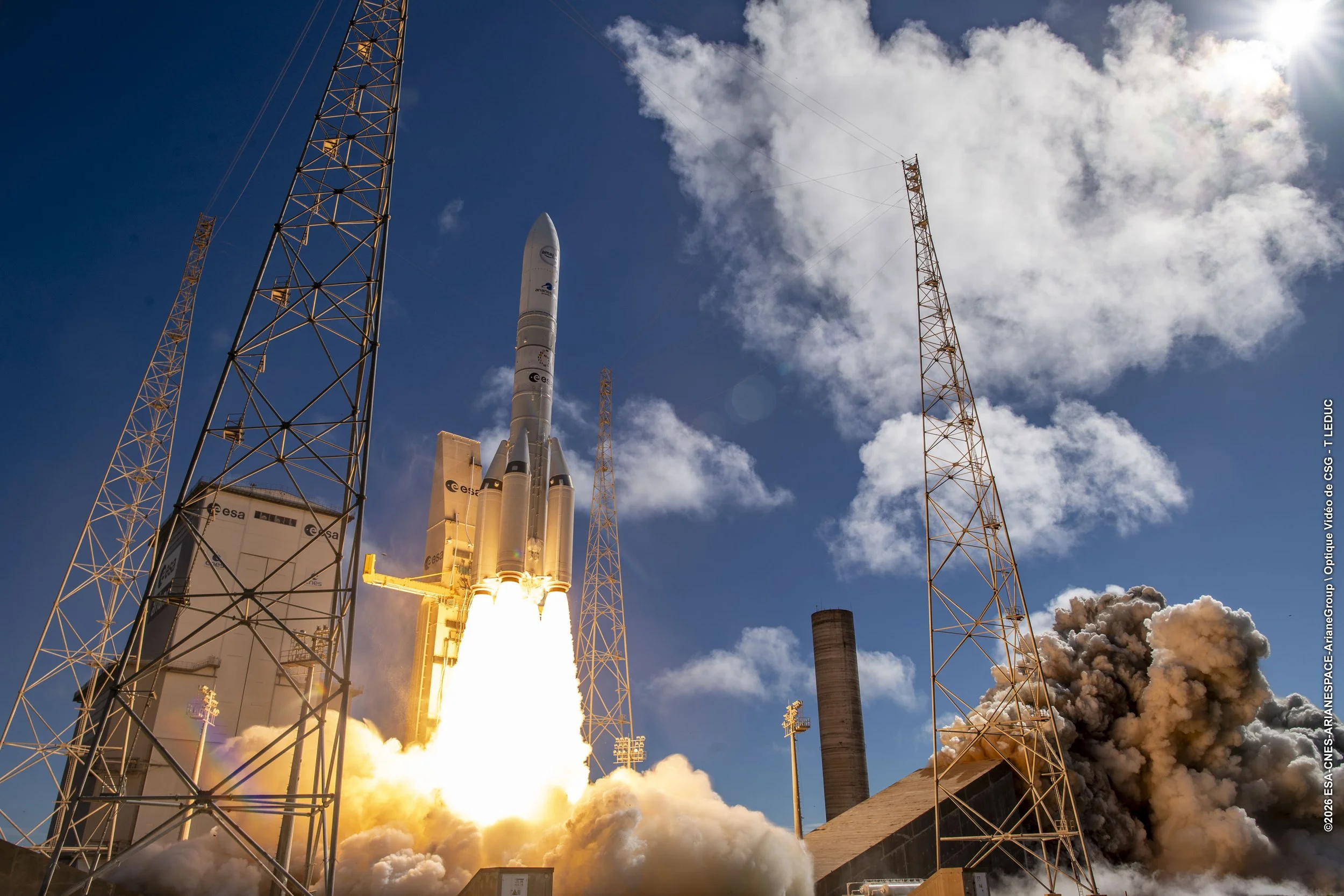 Arianespace successfully launches 36 additional Amazon Leo satellites with an Ariane 64 equipped with advanced boosters