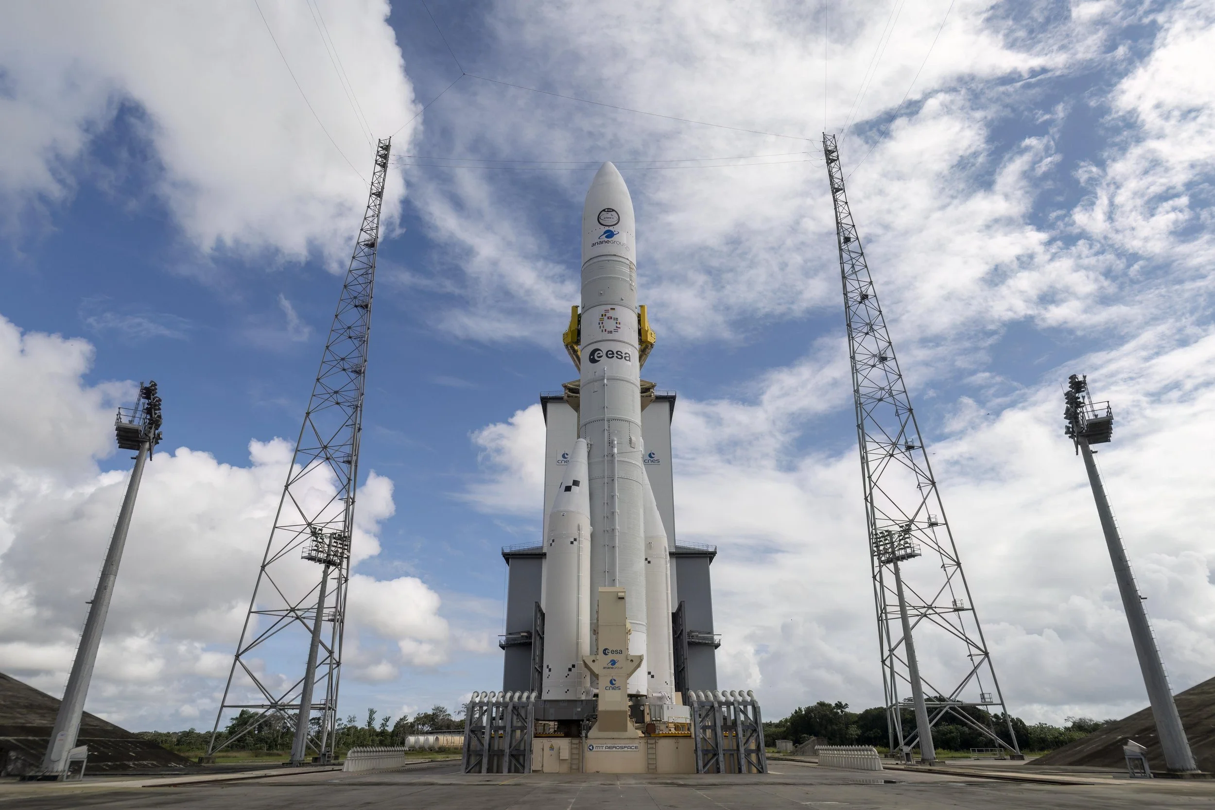 Ariane 6 – Launch pad © ESA - L. Bourgeon