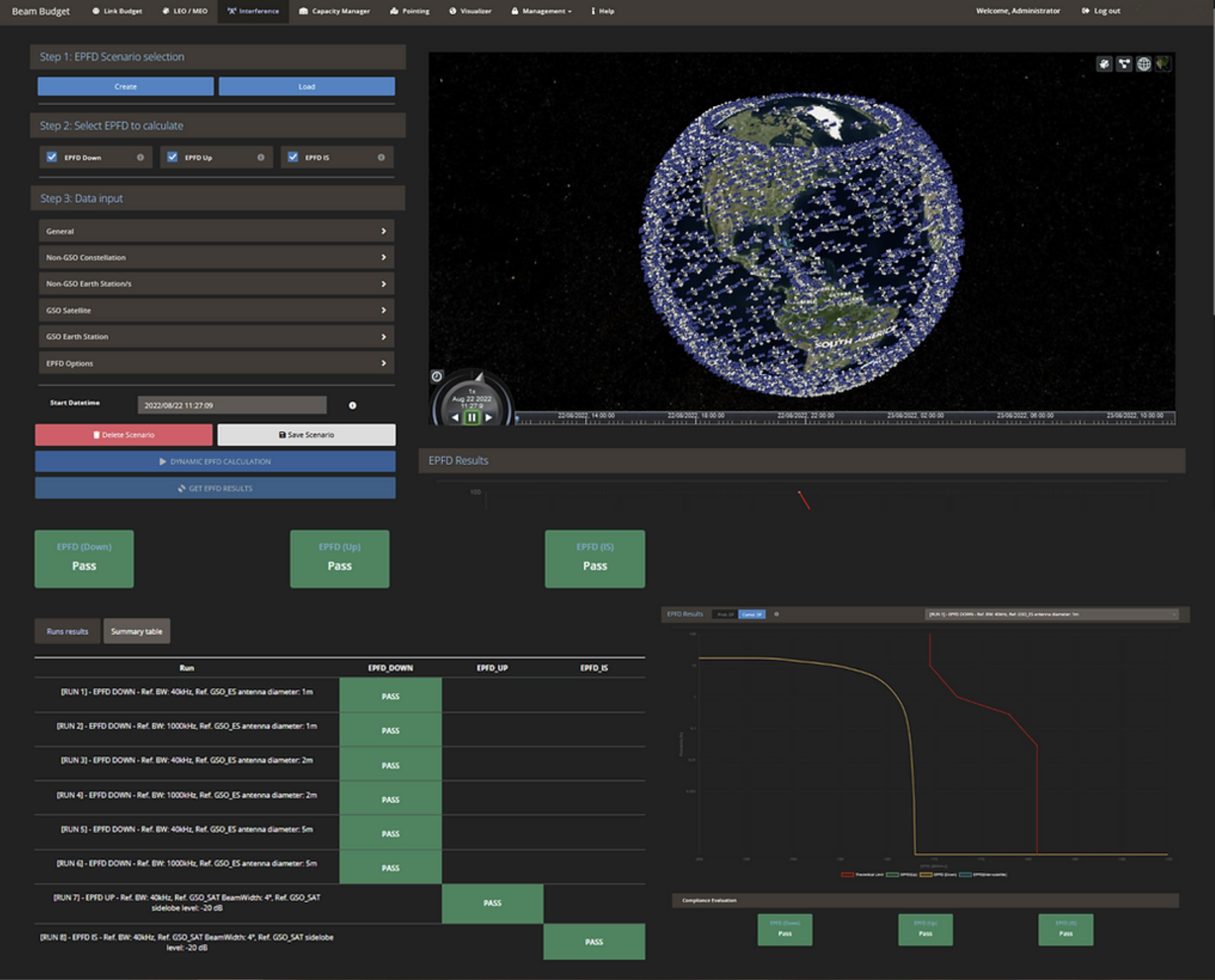 INTEGRASYS VeryFiling ITU FCC Filing Tool Screenshot