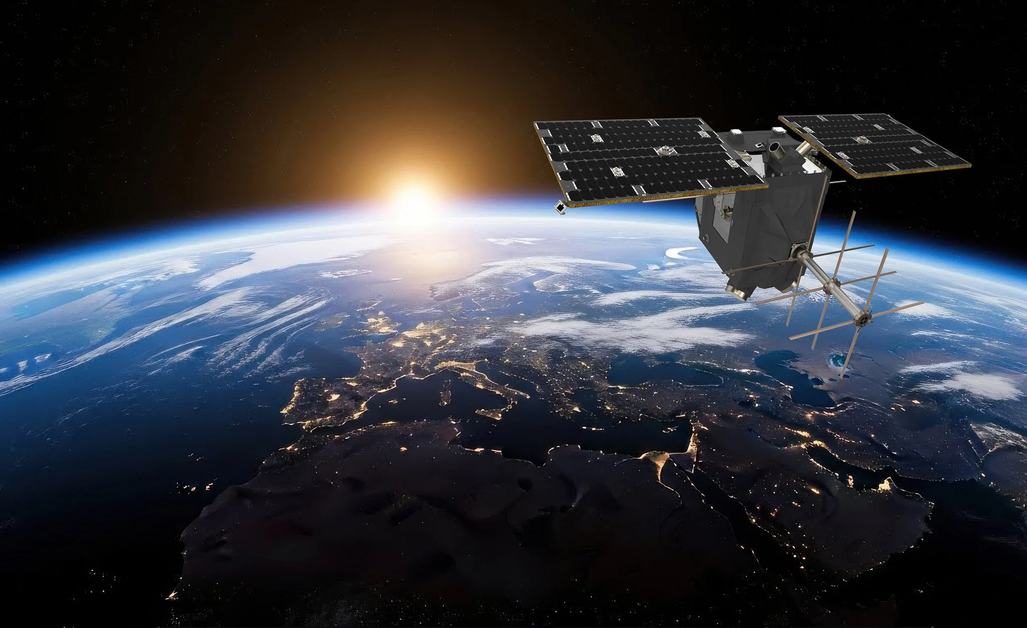 Image rendering of Mimir1 satellite