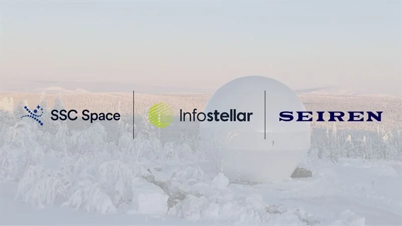 SSC Space Go global ground station services selected for Seiren’s FUSION-1 mission via Infostellar platform