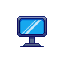 Spaceship Computer Sprite