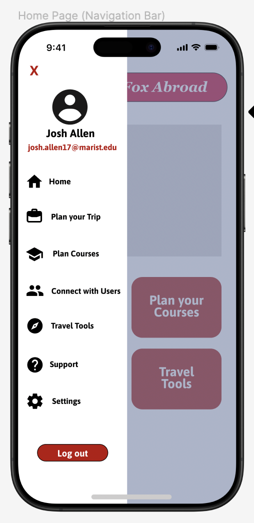 Navigation Bar (Overlay)