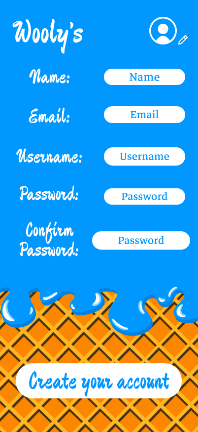 Account Creation Page
