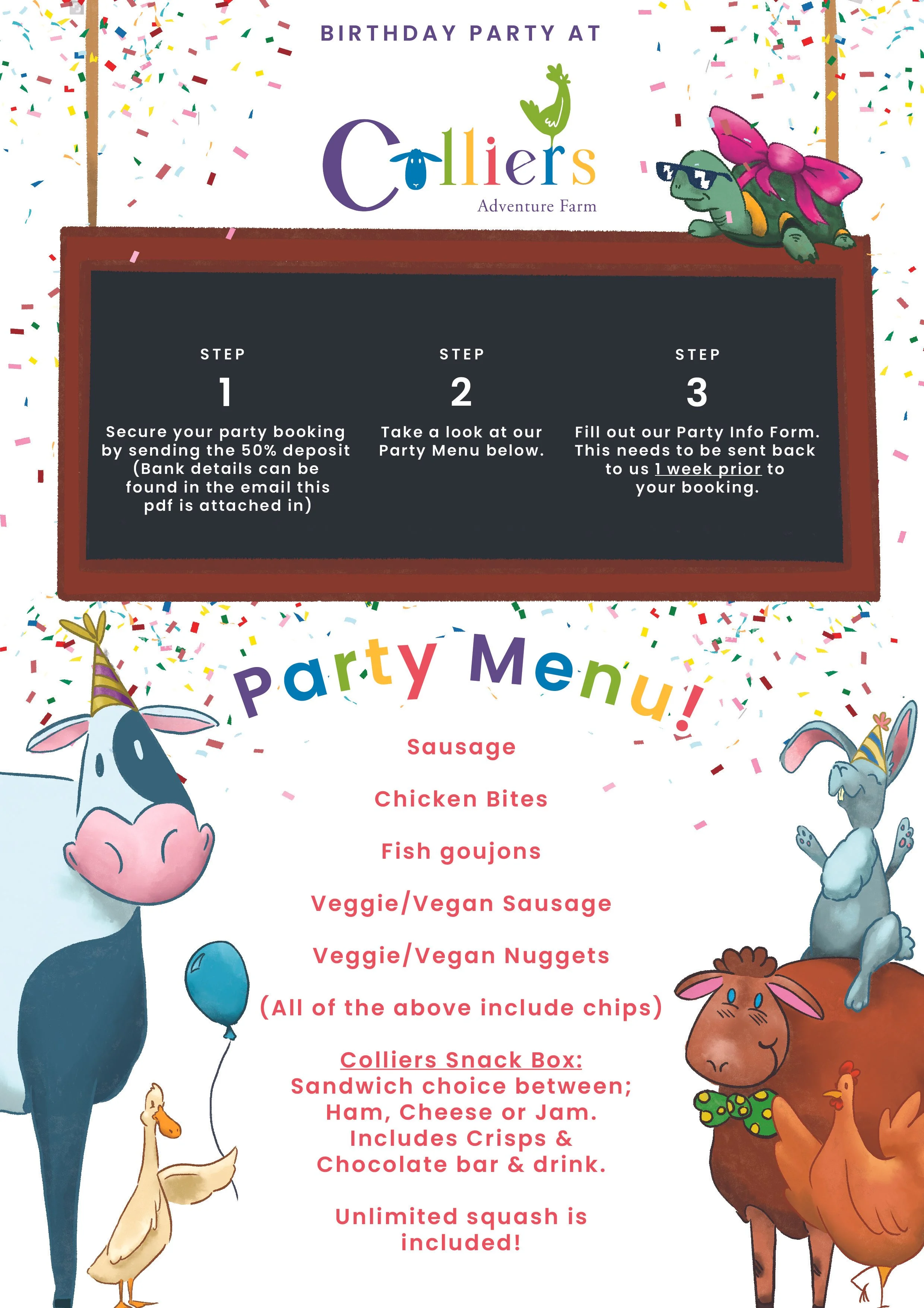 Party menu