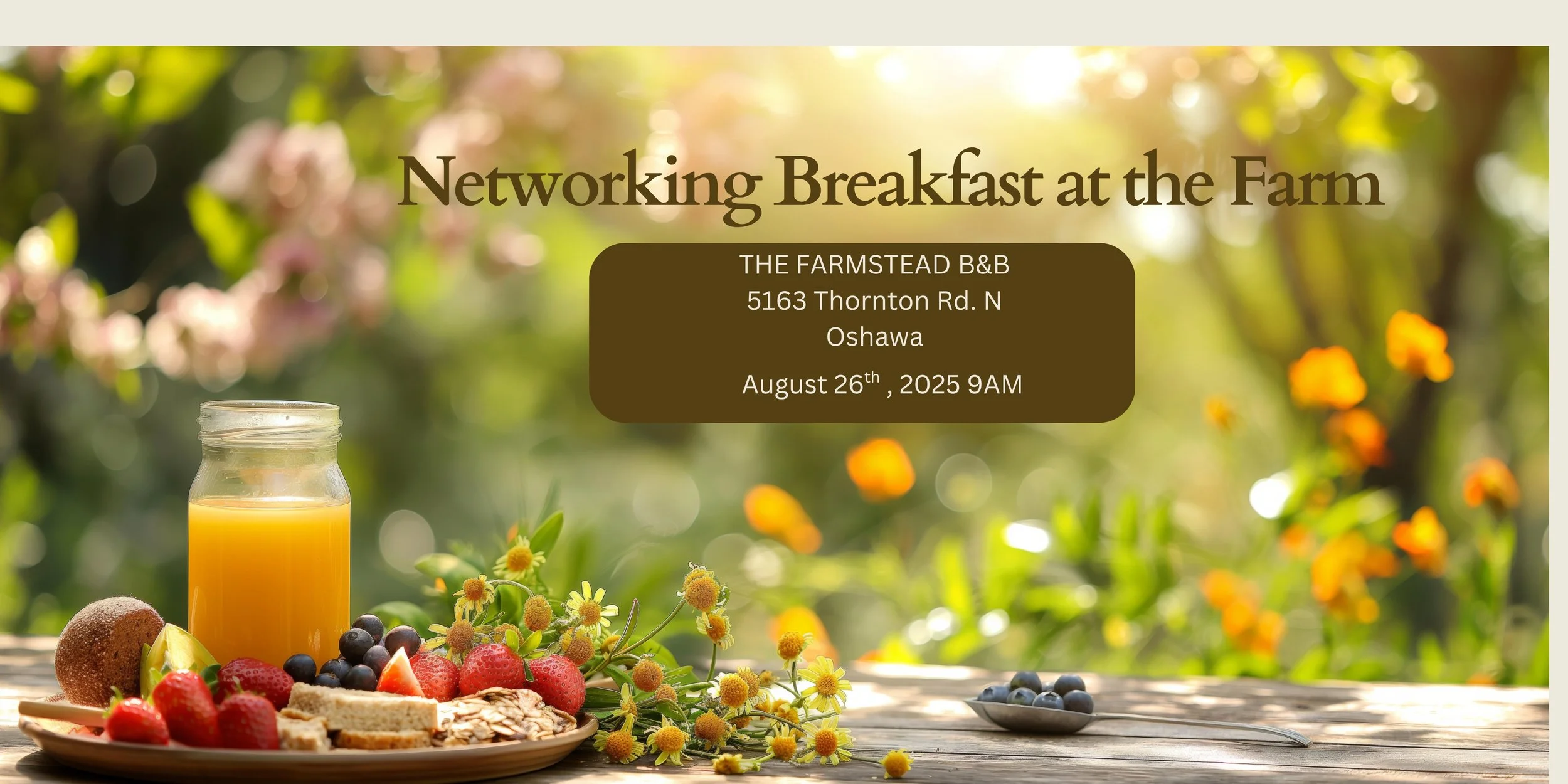 Networking Breakfast at the Farm