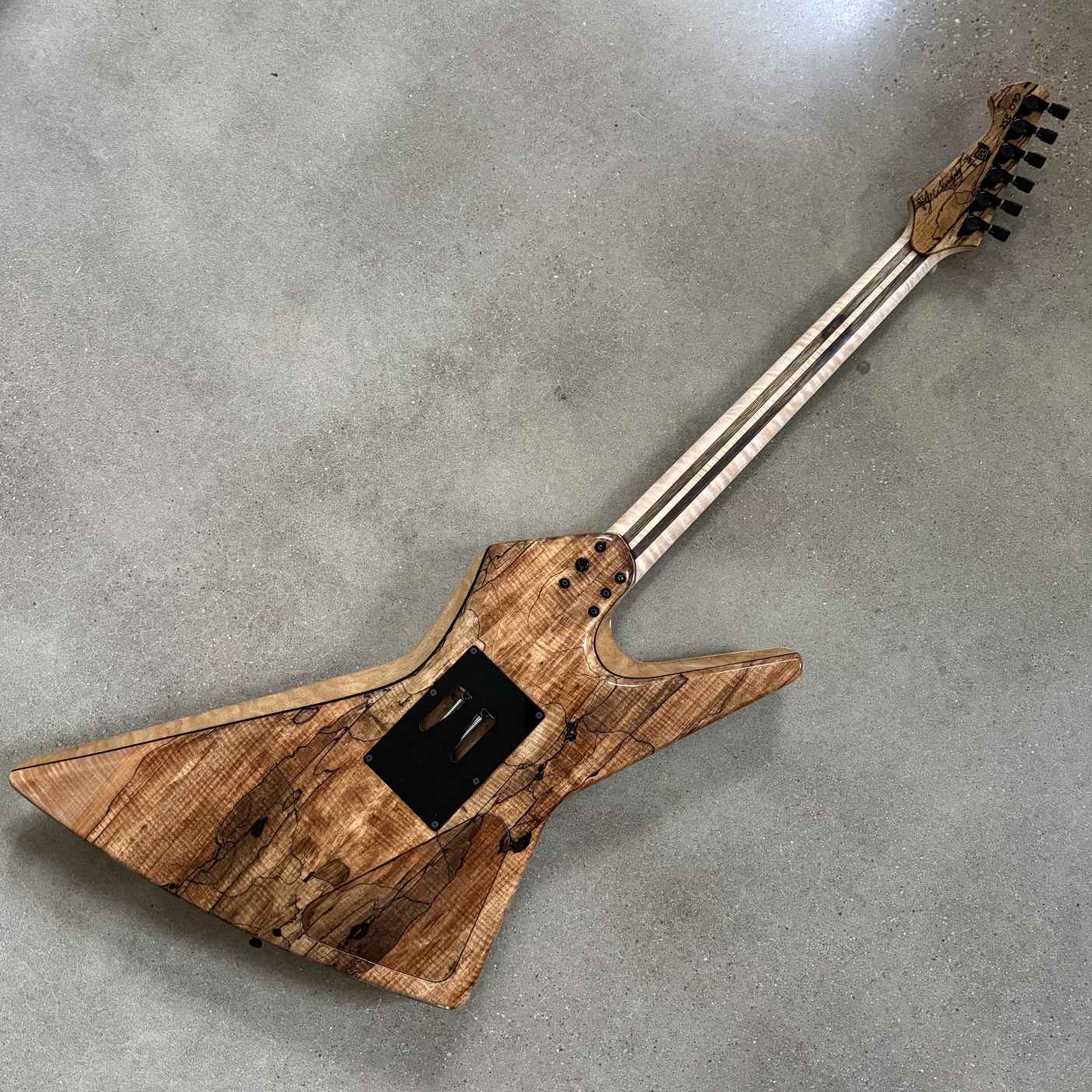 Red mallee burl EOAD (back, left-handed)