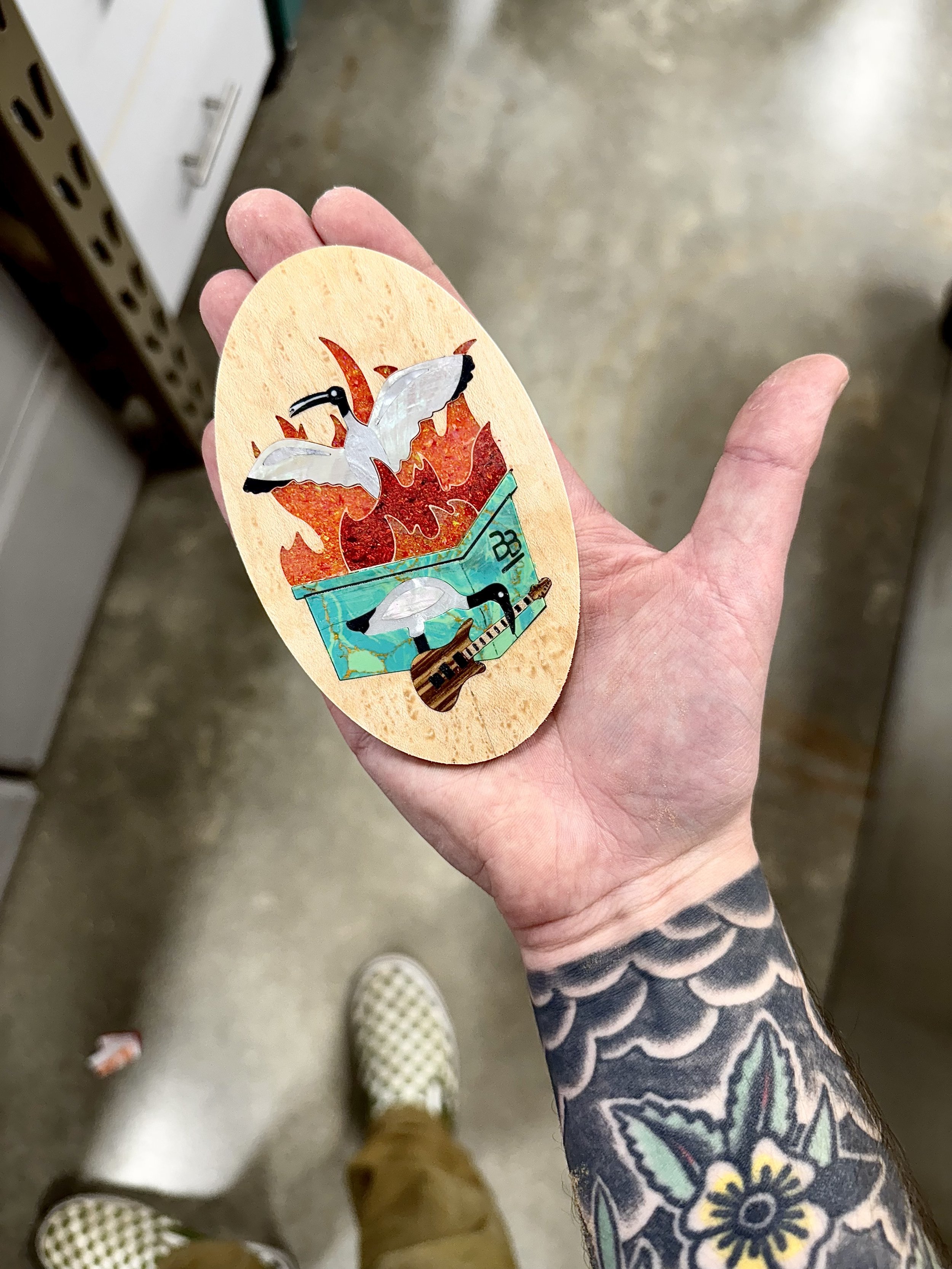 Custom 50 Piece Multi-Material Inlay (Designed & Manufactured by Me)