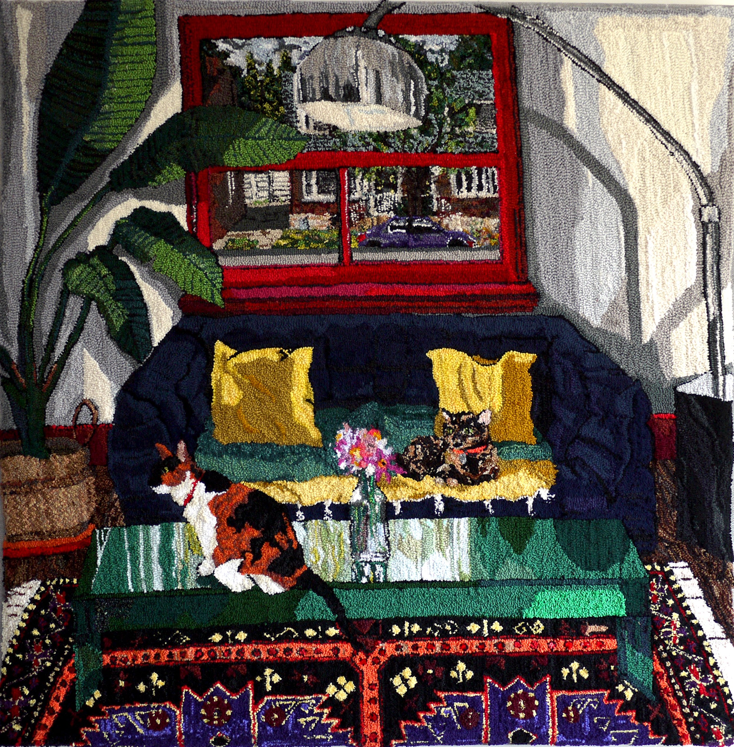 "East End Reflections" - stretched tapestry