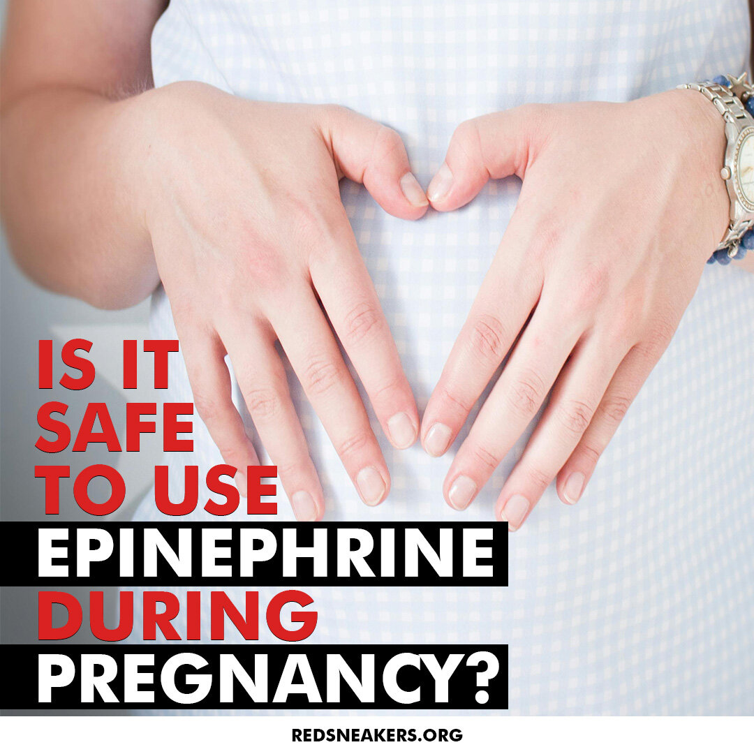 A 2017 case report titled &rdquo;Management of Maternal Anaphylaxis in Pregnancy&rdquo; notes that epinephrine is a safe drug to use during pregnancy, with no major side effects.

Another 2019 abstract states that there is a *theoretical* risk of epi