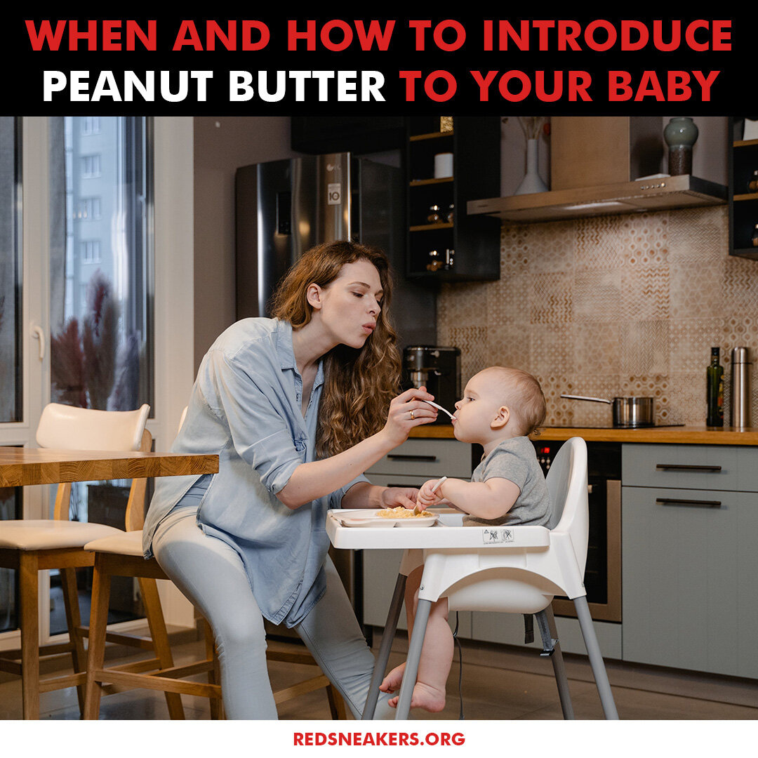 Giving peanut butter to your baby for the first time can feel scary, we get it. To put your mind at ease, here is how you can go about introducing it to your baby.

Per the American Academy of Pediatrics (AAP), parents with infants with no history of
