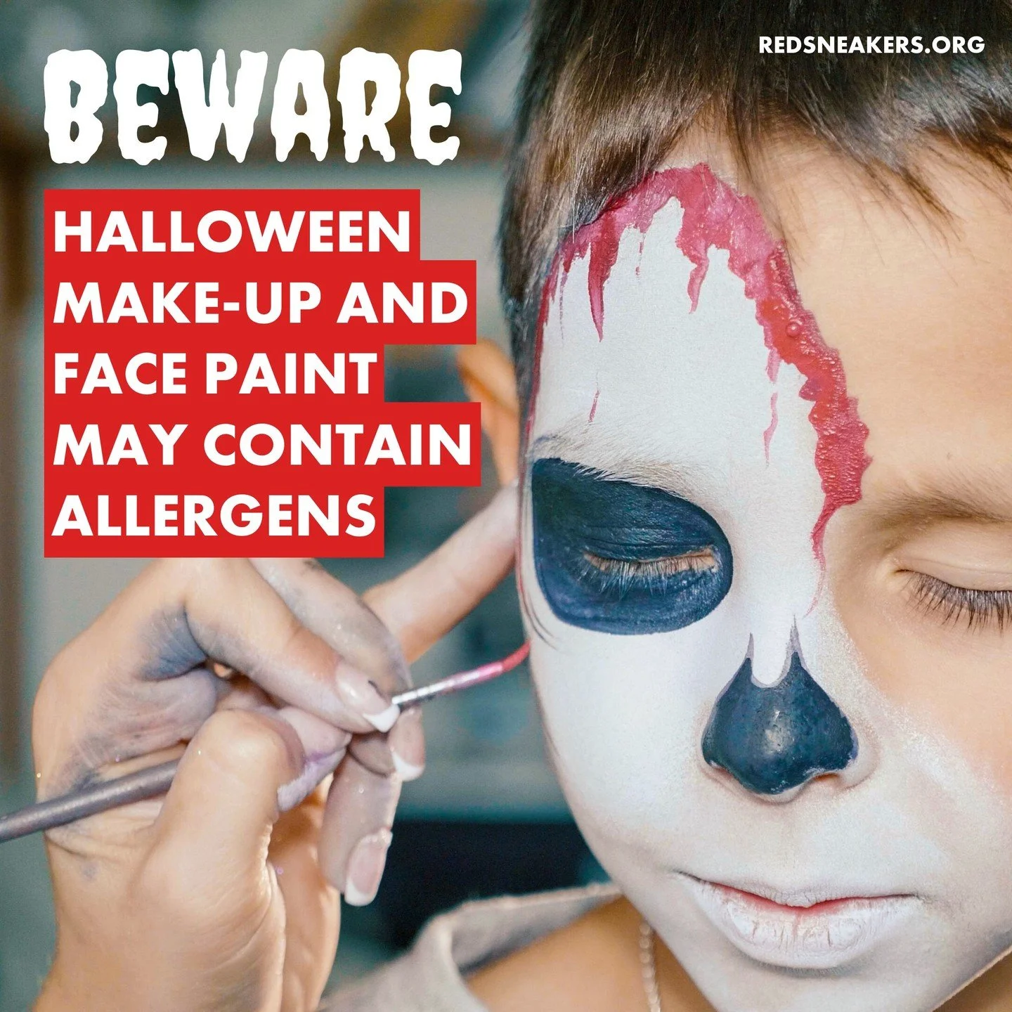 Halloween makeup is all about spooky fun and &quot;scary&quot; creativity, but it can also hide some dangerous risks for kids with food allergies.

Some face paints and makeup products contain common allergens like nuts, gluten, or dairy.

Here are 6