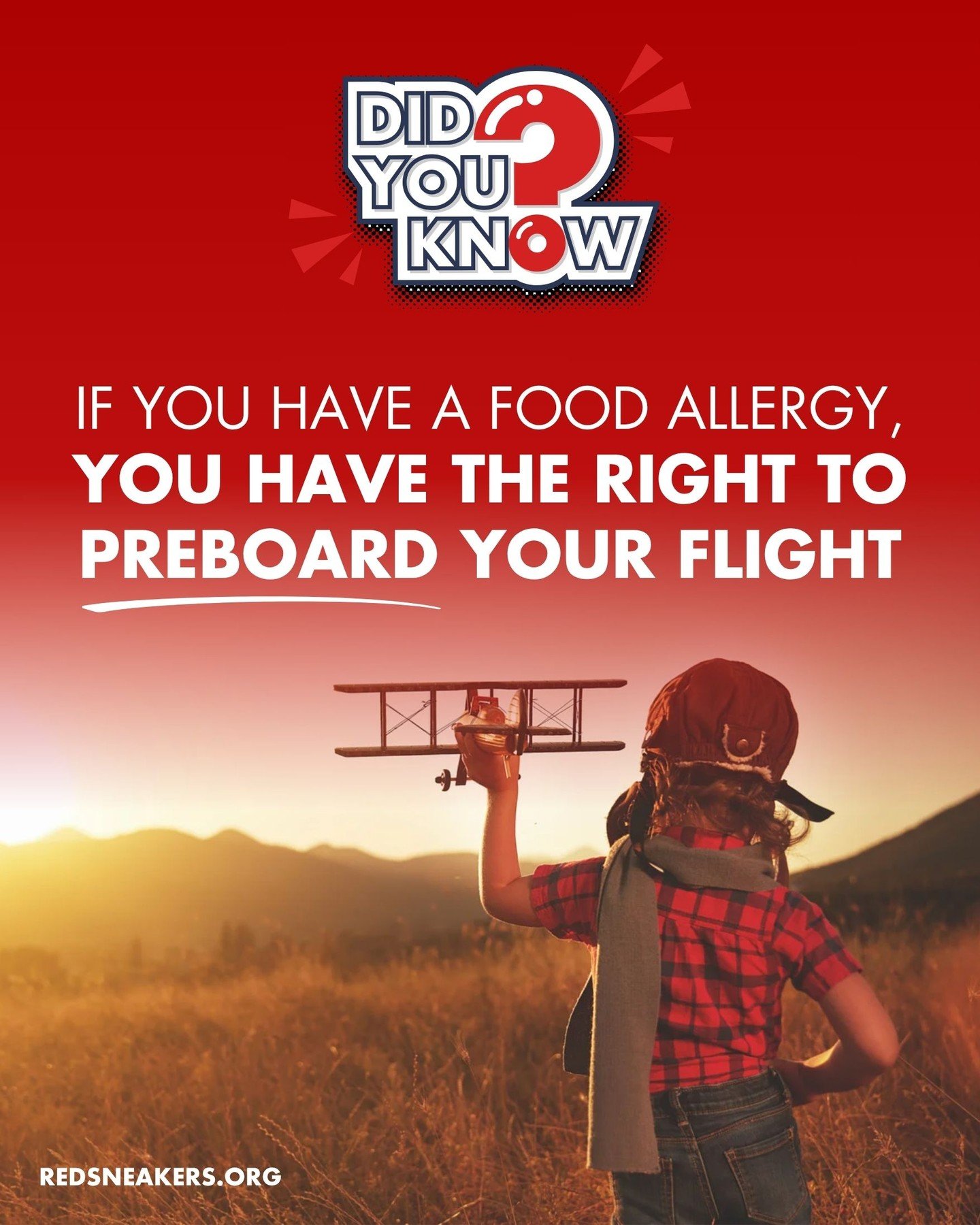 Holiday travels are here &mdash; but if traveling with food allergies makes you anxious, you&rsquo;re not alone. Here&rsquo;s something that might bring you peace of mind: you have the right to preboard your flight.

Under the Air Carrier Access Act 