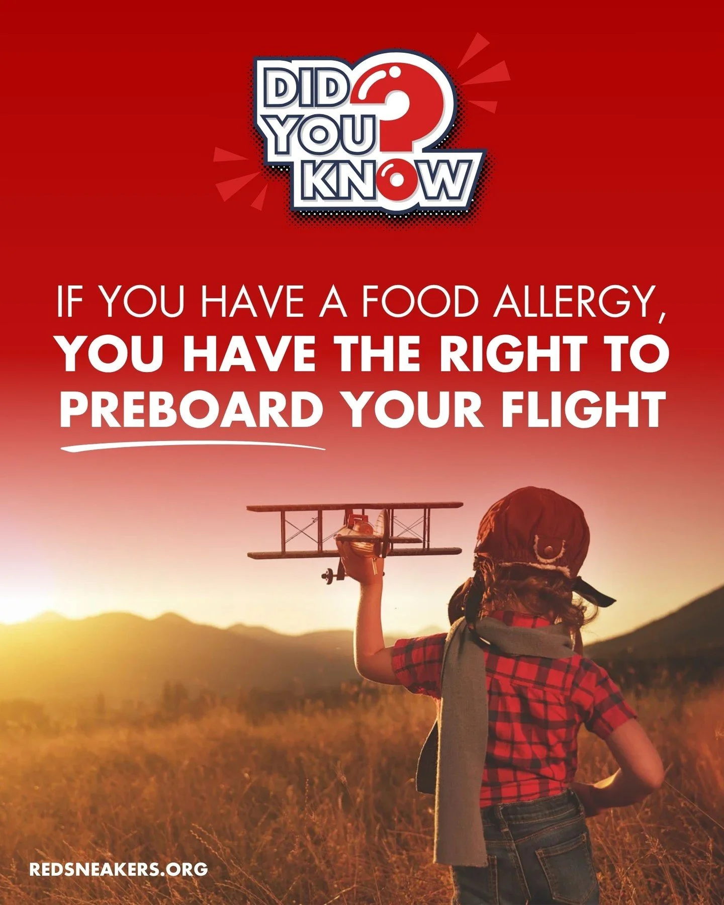 Holiday travels are here &mdash; but if traveling with food allergies makes you anxious, you&rsquo;re not alone. Here&rsquo;s something that might bring you peace of mind: you have the right to preboard your flight.

Under the Air Carrier Access Act 