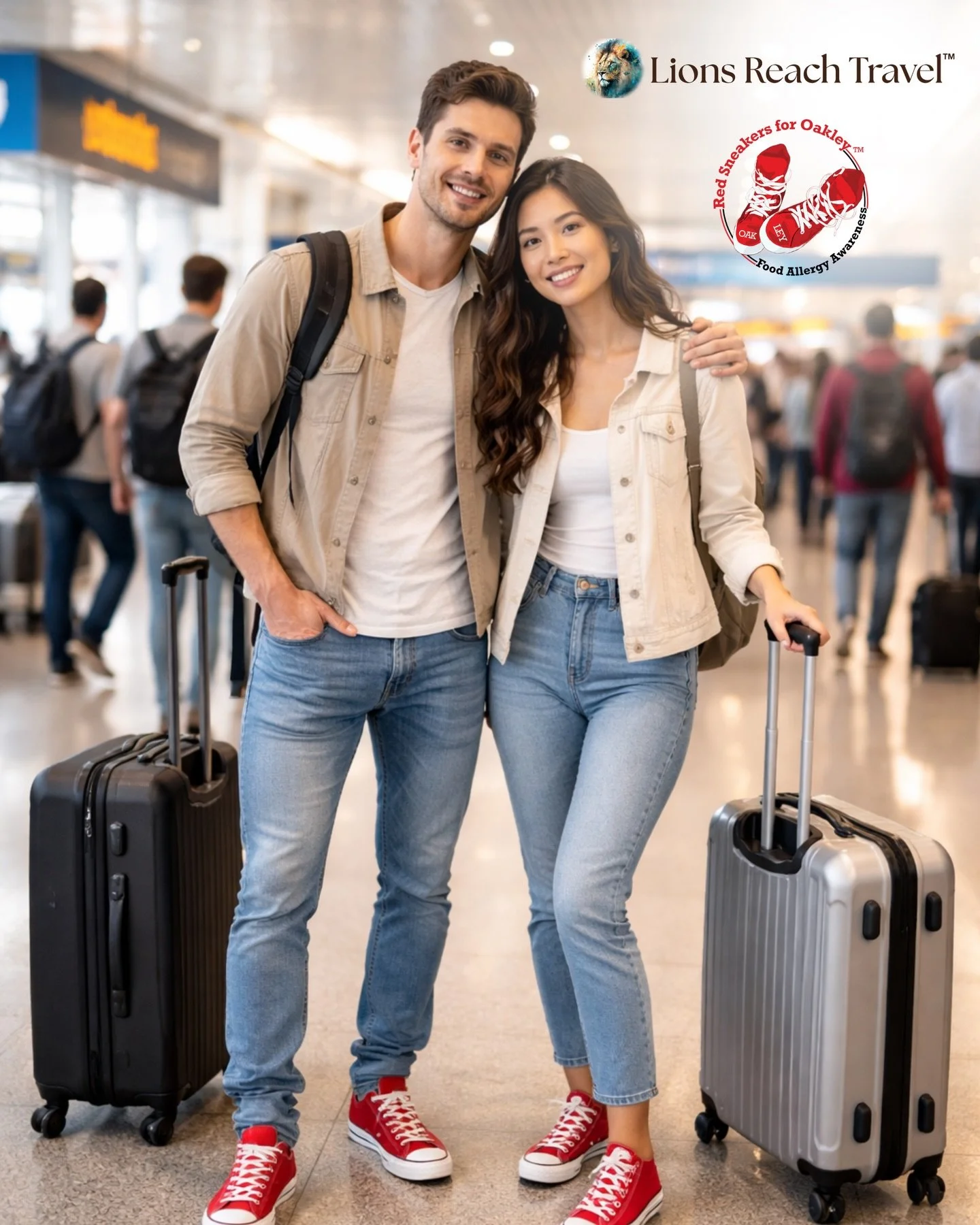 What if your next hotel stay helped save a life? 👟❤️ Red Sneakers for Oakley has partnered with Lions Reach Travel, a travel platform that helps you save on hotels while supporting food allergy education and awareness.

Here&rsquo;s how it works:
 ?