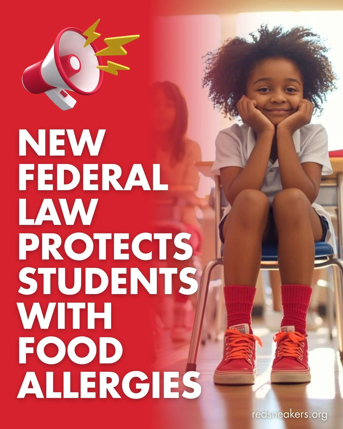 🚨 A major win for the food allergy community! A new federal law &mdash; the Protecting Children with Food Allergies Act &mdash; has officially been signed into law, and it&rsquo;s a meaningful step forward for student safety across the country.

Thi