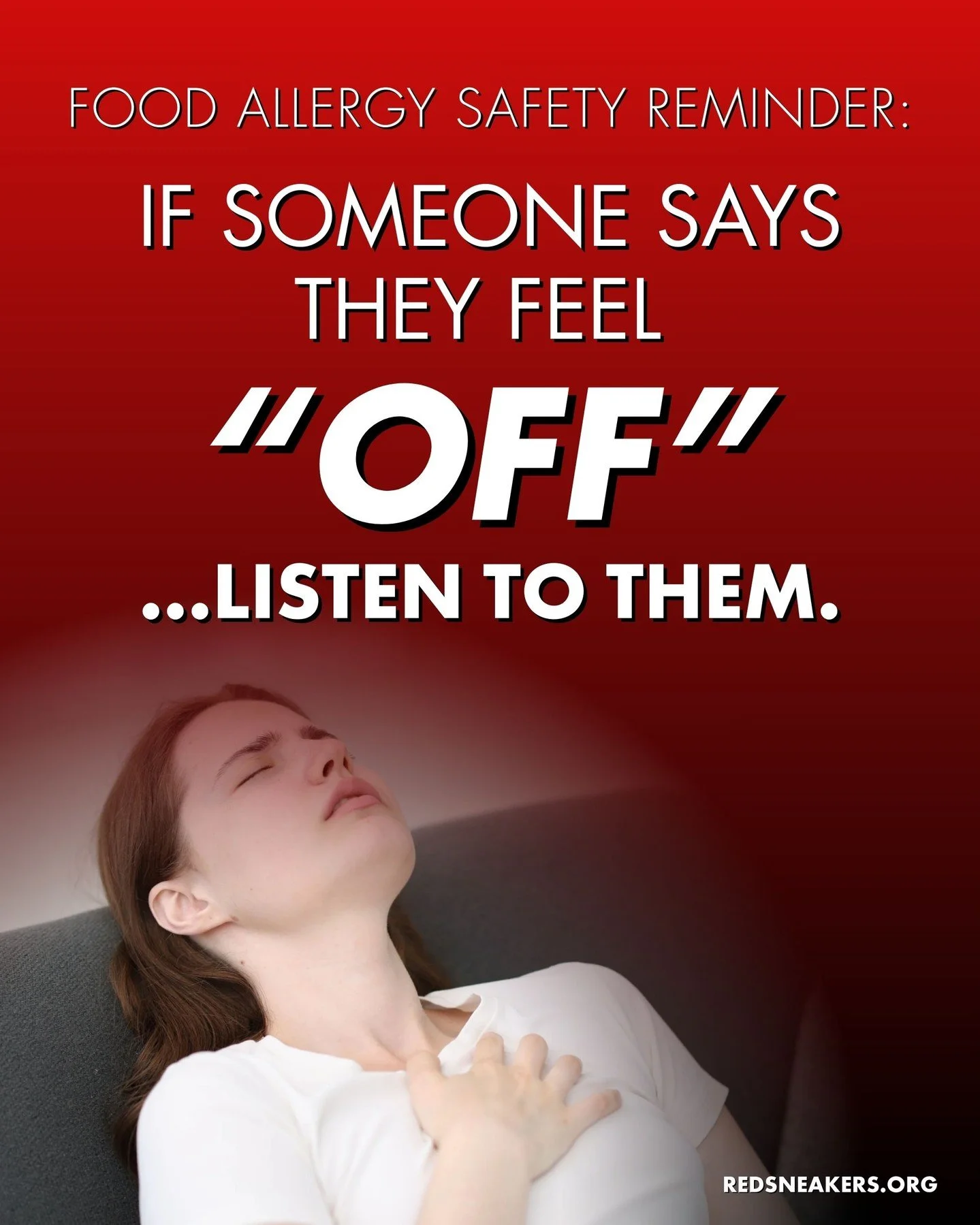 DID YOU KNOW that confusion, anxiety, and an impending sense of doom can potentially be symptoms of anaphylaxis? If someone is having an allergic reaction and says they feel &ldquo;off,&rdquo; listen to them.

Many people experiencing anaphylaxis FEE