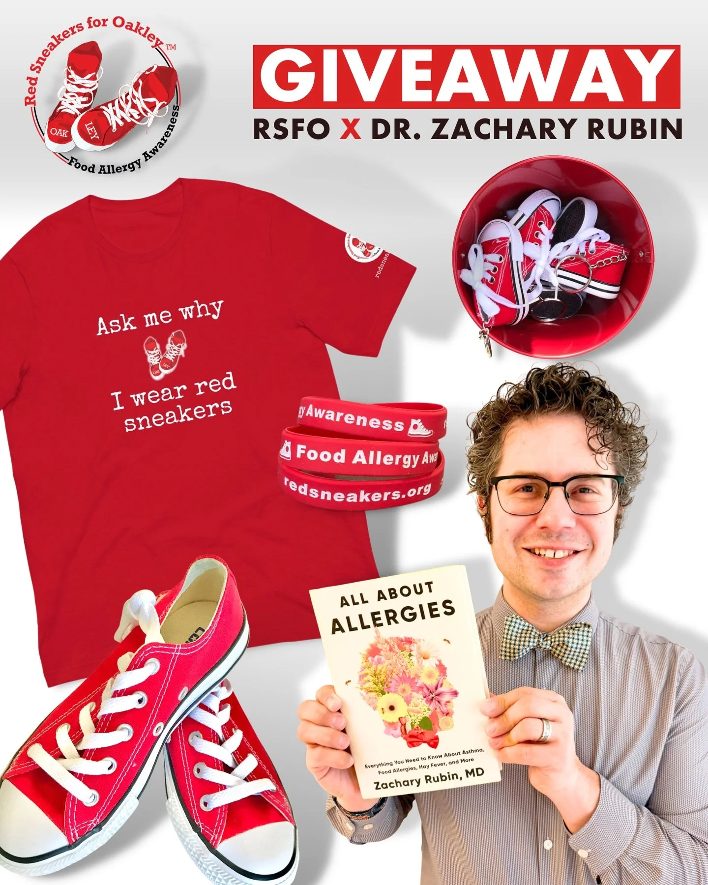🎉 GIVEAWAY!! We&rsquo;re teaming up with double board-certified allergist/immunologist and educator, Dr. Zachary Rubin for a special giveaway.

To celebrate the launch of Dr. Rubin&rsquo;s new book, ALL ABOUT ALLERGIES &mdash; which just debuted at 