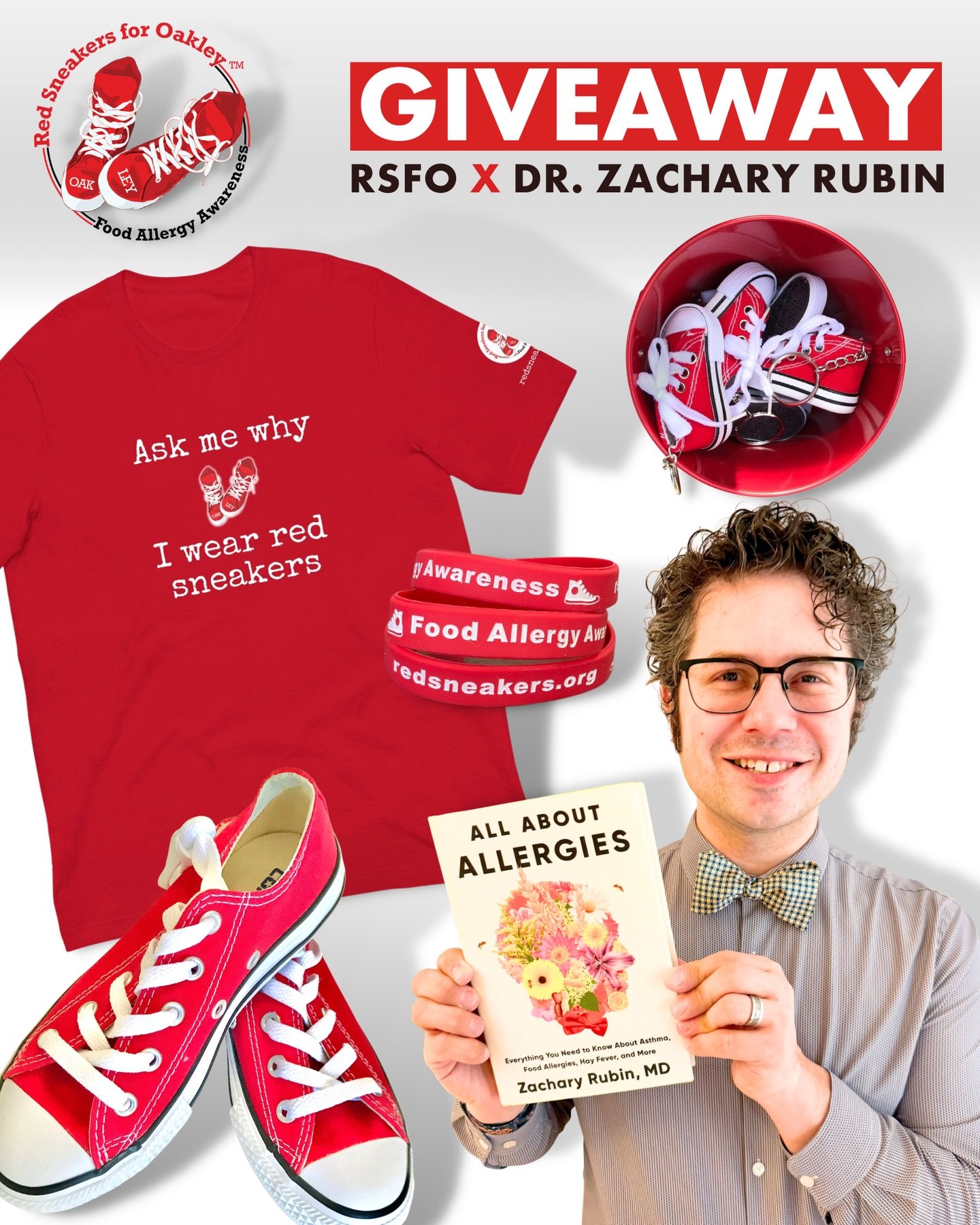 🎉 GIVEAWAY!! We&rsquo;re teaming up with double board-certified allergist/immunologist and educator, Dr. Zachary Rubin for a special giveaway.

To celebrate the launch of Dr. Rubin&rsquo;s new book, ALL ABOUT ALLERGIES &mdash; which just debuted at 