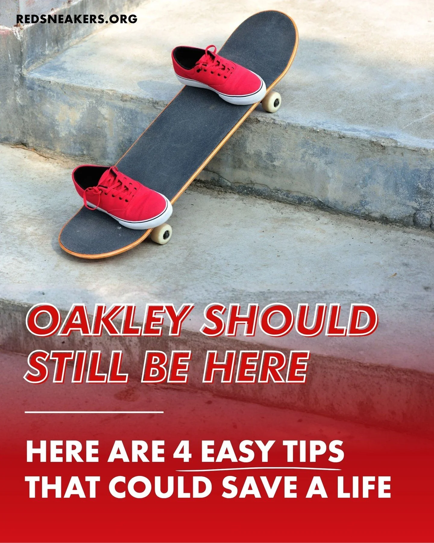 We came across this photo and it stopped us in our tracks. We can&rsquo;t help but picture Oakley wearing those empty red sneakers&hellip; riding his skateboard, laughing with his friends, growing up the way he was supposed to.

He was only 11 years 