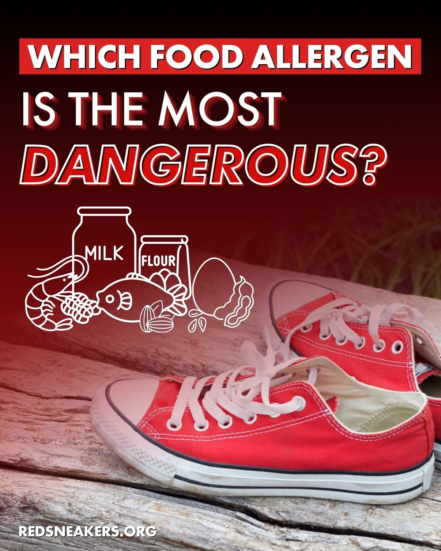 Which food allergy is the most dangerous? 👀 Trick question! No single food allergy poses a greater threat than another. A lot of people assume peanuts are somehow &ldquo;more serious&rdquo; than other allergens, but the truth is that ANY food allerg