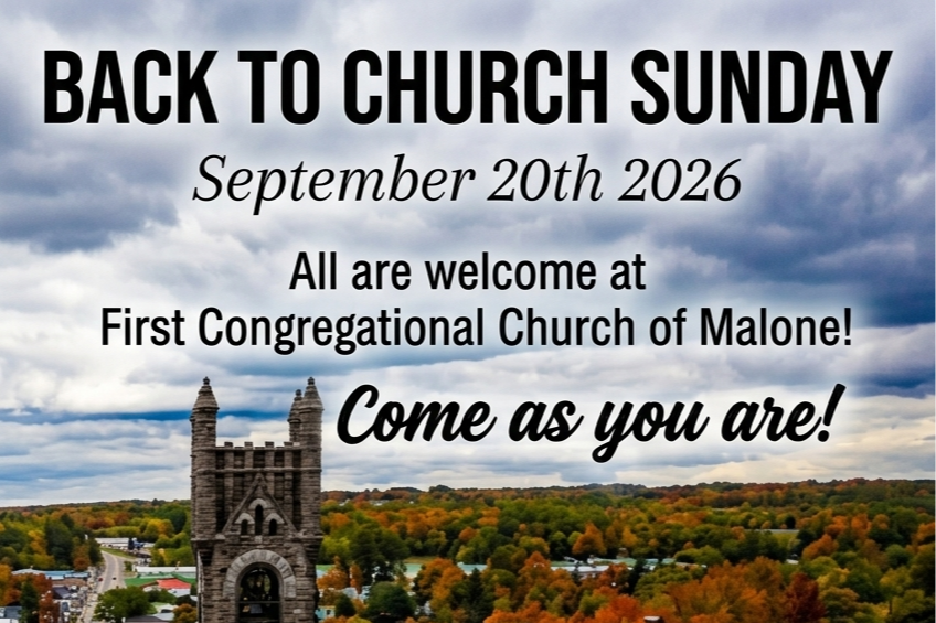 Back to Church Sunday: A Place to Belong