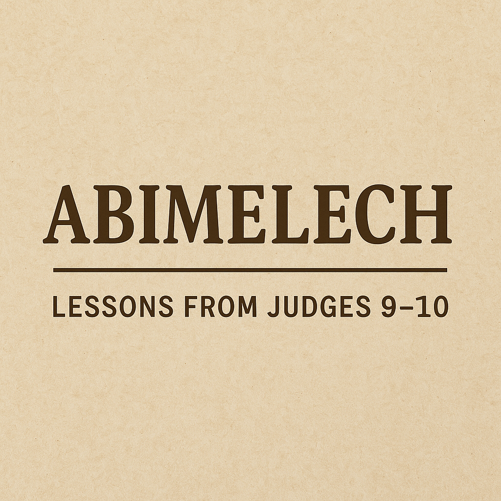 Lessons From Judges 9: The Reign of Abimelech