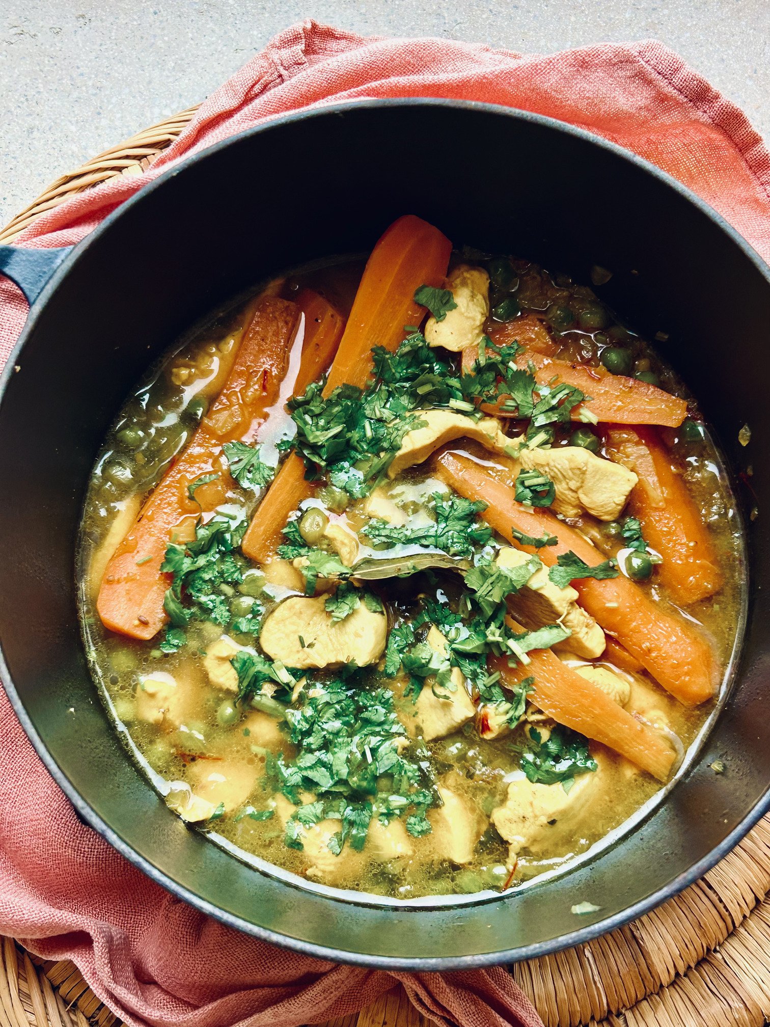 Chicken Tajine with Safran