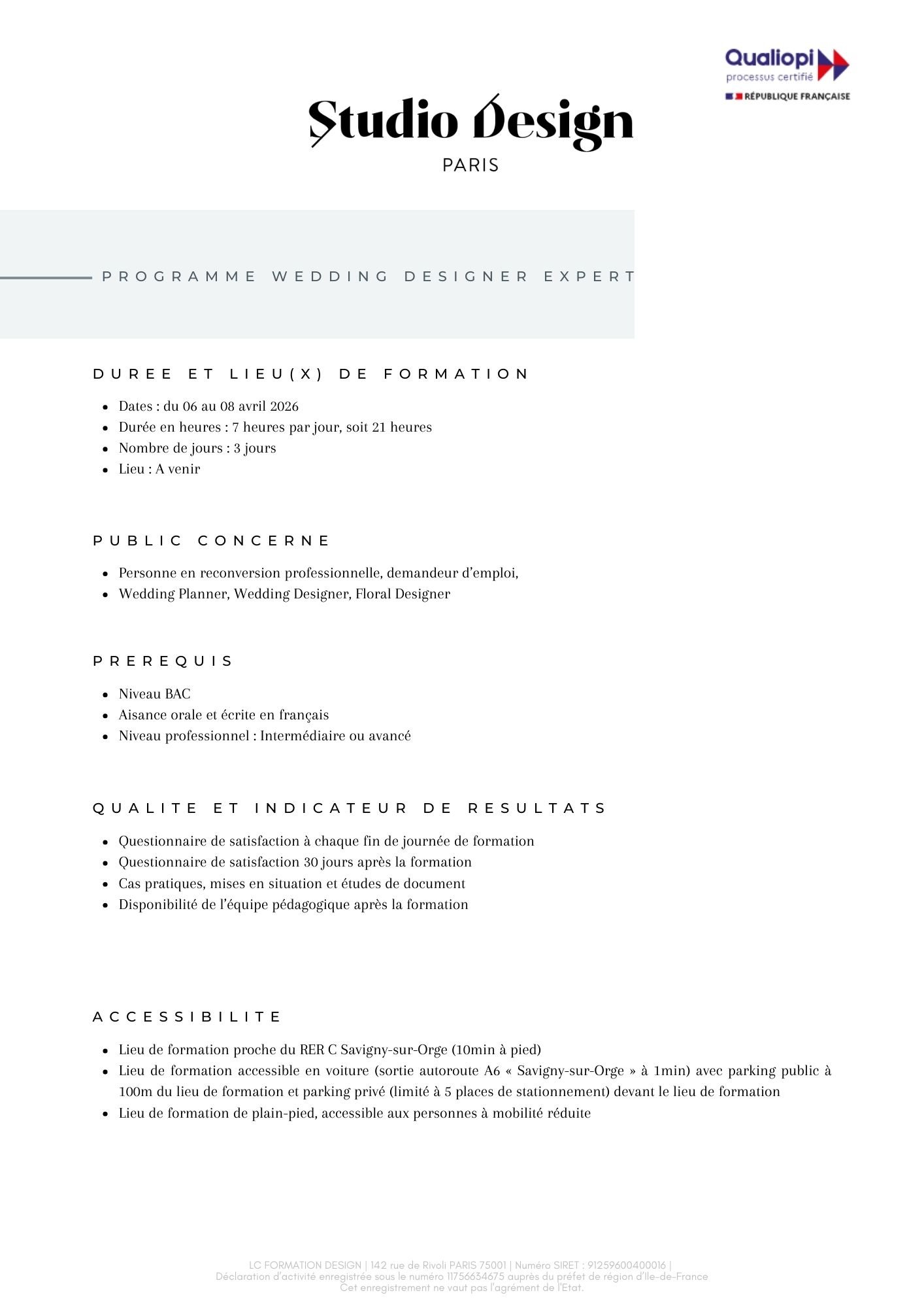 Wedding Designer Expert