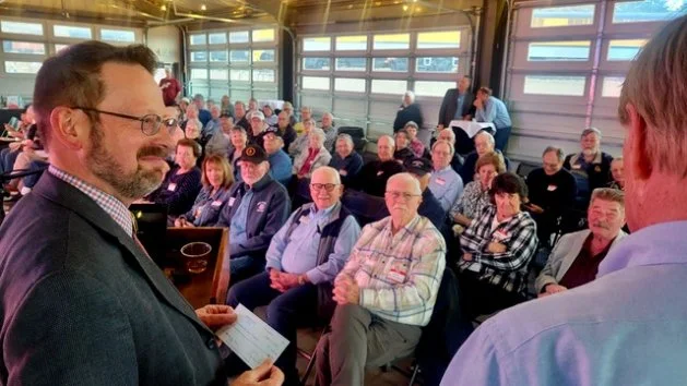 On March 10, 2026, the Intermountain Chapter awarded another P-R-O grant to the Colorado Railroad Museum for their most ambitious land acquisition program. Such contributions will help the Museum expand for future exhibits and more rails.  Shown is C