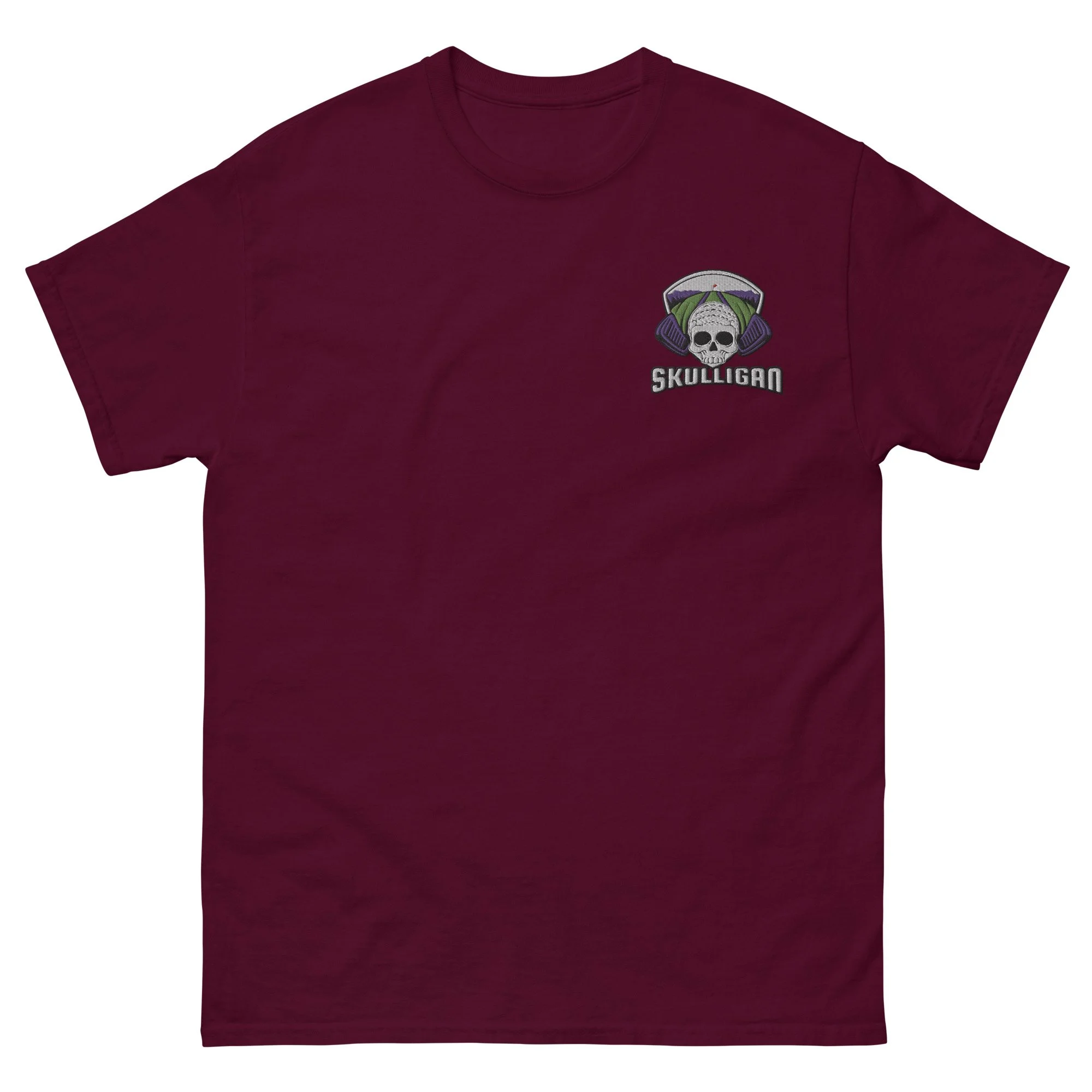 mens-classic-tee-maroon-front-631f4b78abd15.jpg