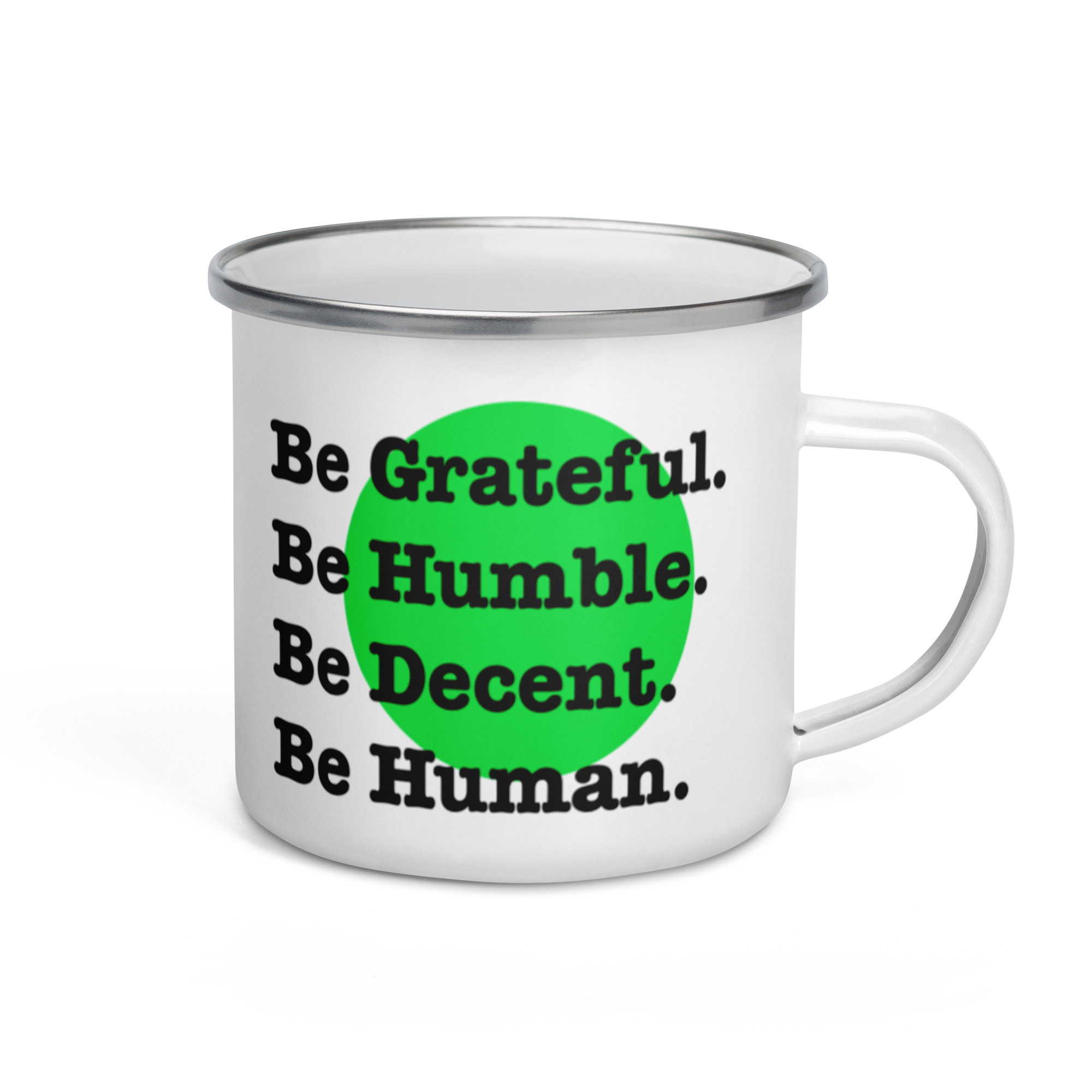 BE Enamel Mug