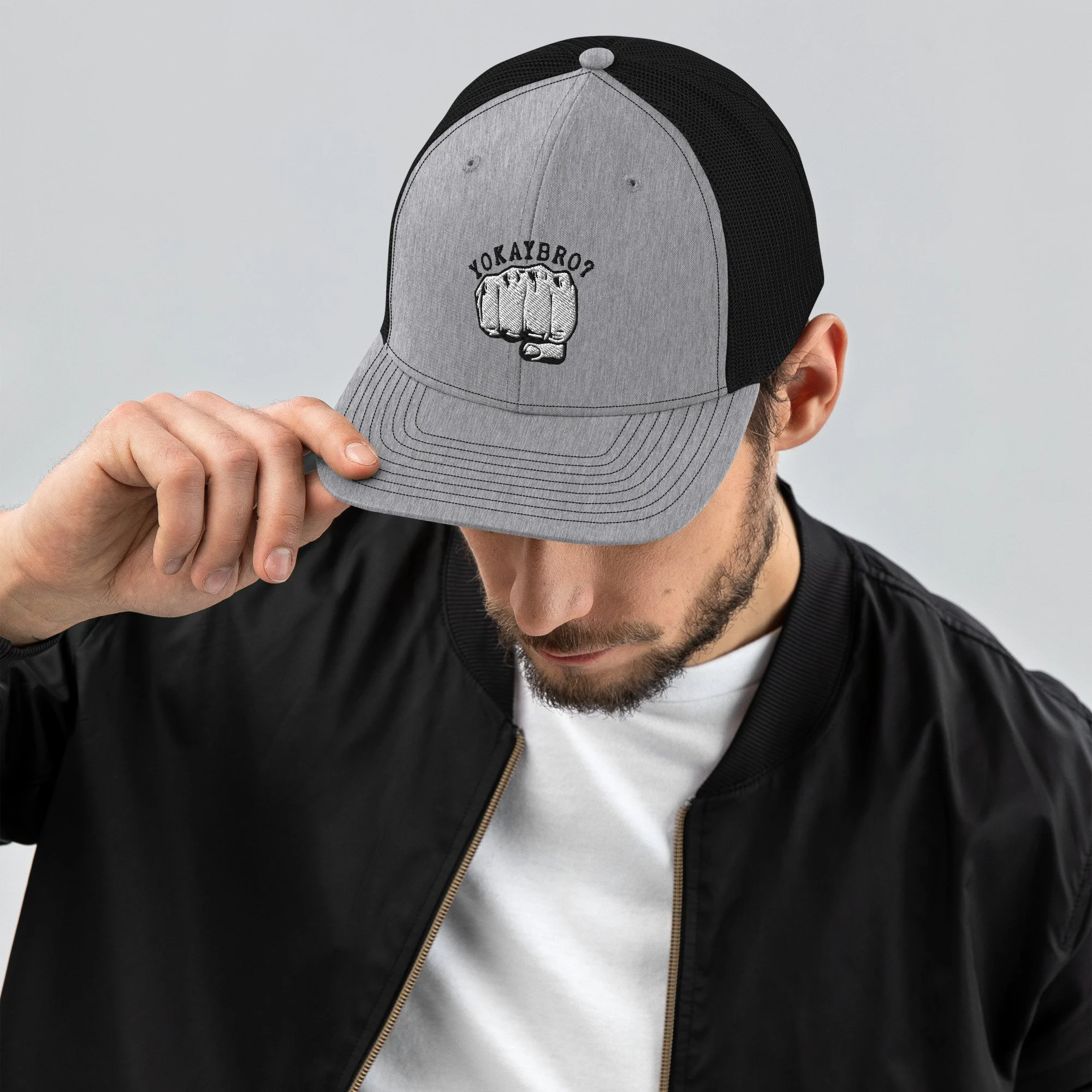 snapback-trucker-cap-heather-grey-black-front-63efd583626cd.jpg