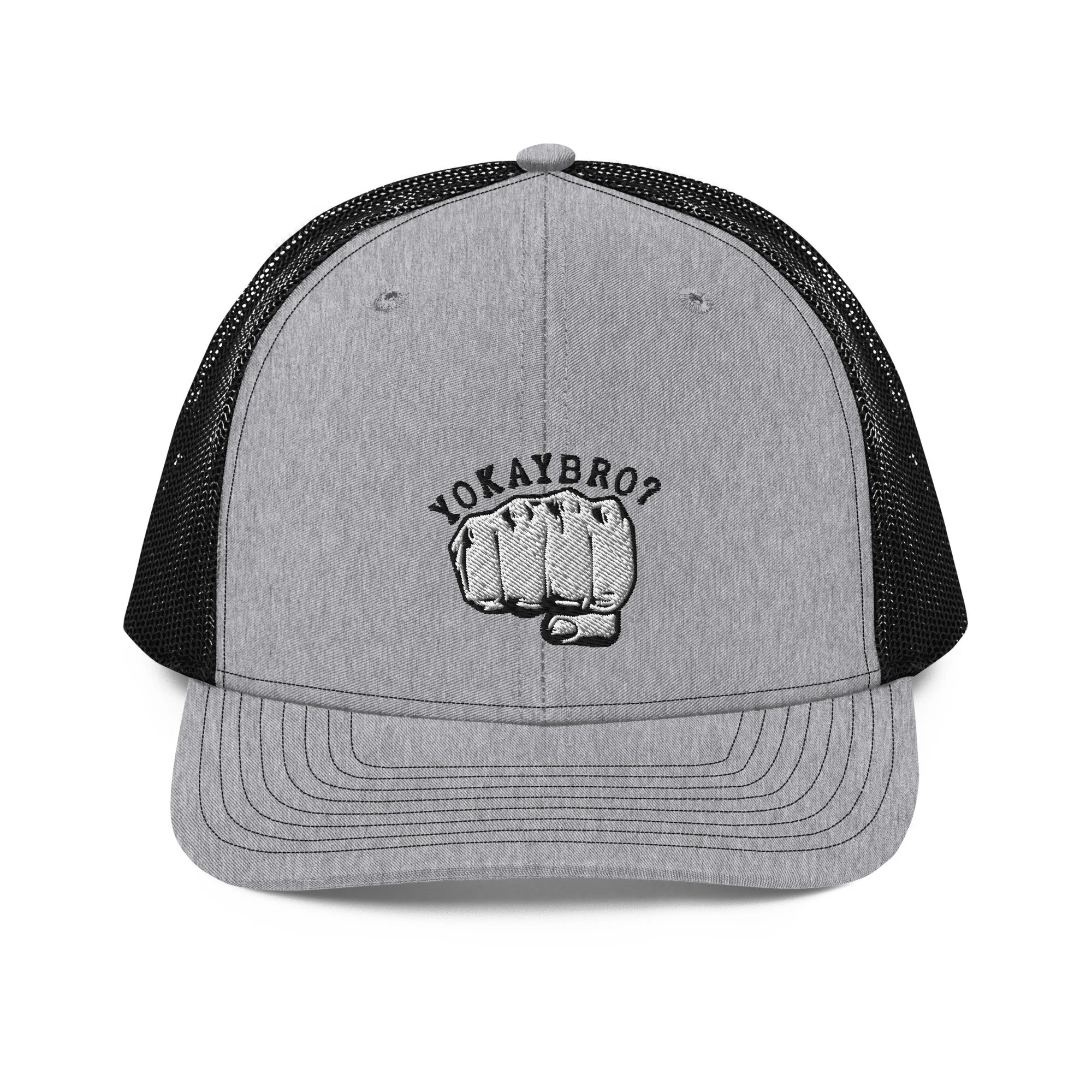 snapback-trucker-cap-heather-grey-black-front-63efd583e10ee.jpg