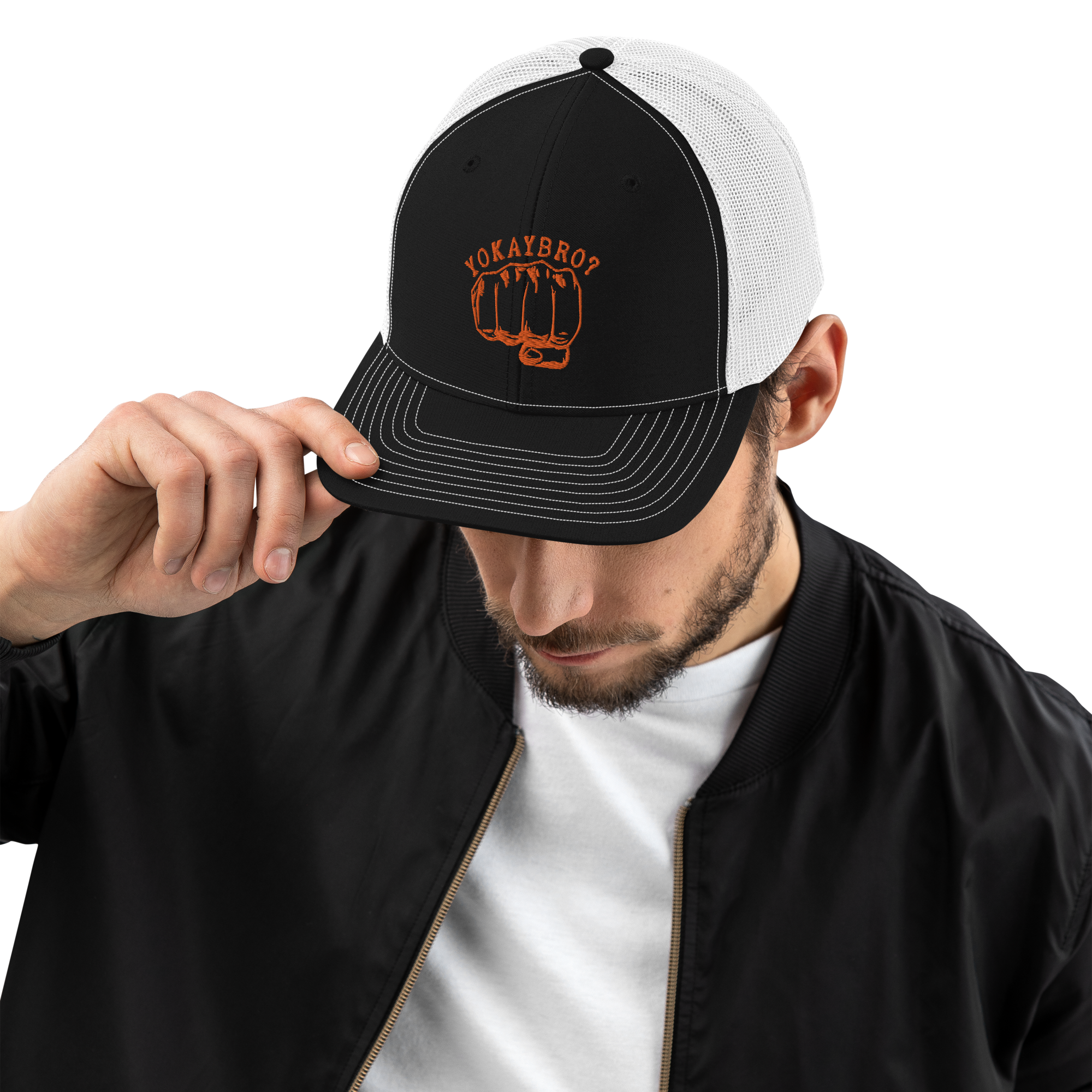snapback-trucker-cap-black-white-front-63efd69da0ca3.png