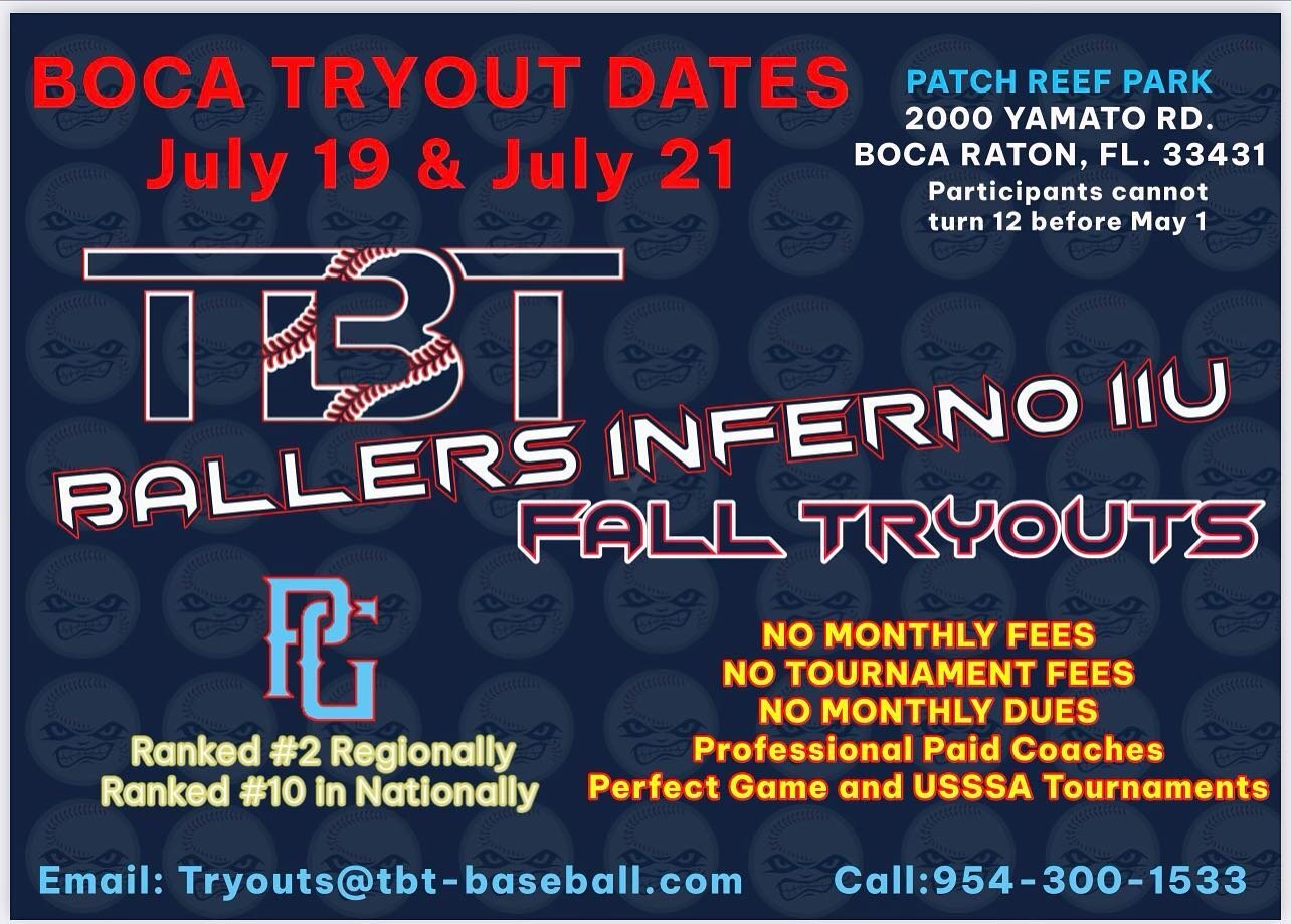 DON&rsquo;T FORGET ABOUT OUR BALLERS INFERNO 11U TRYOUTS