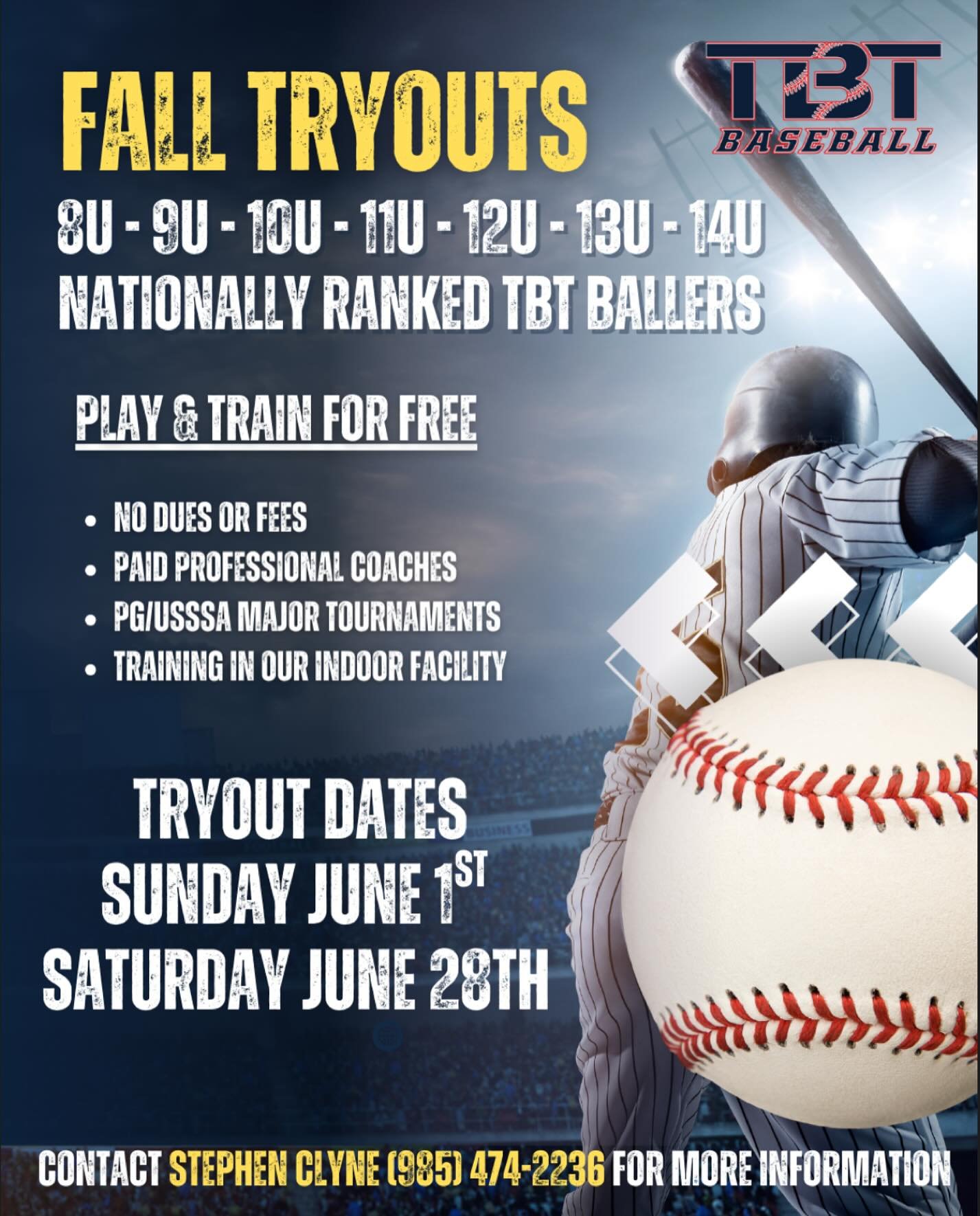 REGISTER NOW - Registration link is in our bio. Play for one of the best organizations in the country. We have a 15,000 sq ft indoor training facility for development with the latest cutting edge technology used by all MLB team and proven pitching &