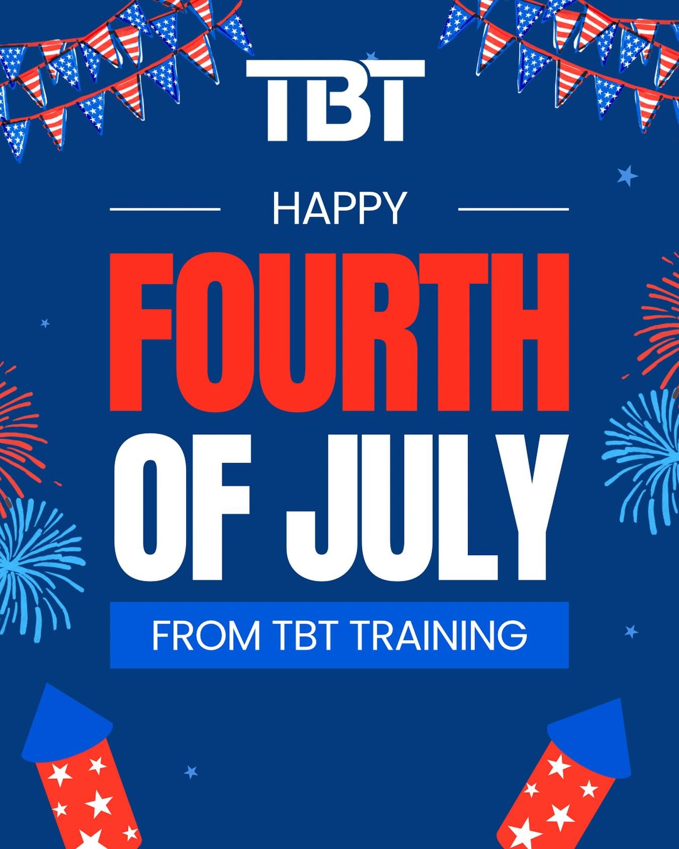 🇺🇸 Happy Fourth of July from TBT! Wishing everyone a safe and fun-filled Independence Day!! 🇺🇸