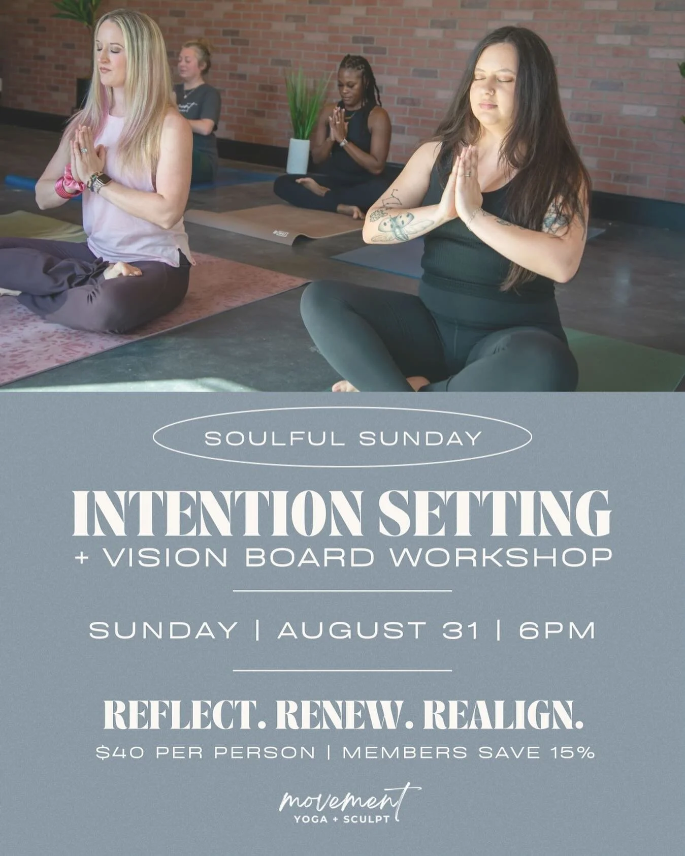 It&rsquo;s time to wipe the slate clean and reset before we step into the final stretch of the year. 💫 This cozy workshop is your chance to slow down, clear the noise, and reconnect with what matters most.

Join Claudia and Regina for restorative mo