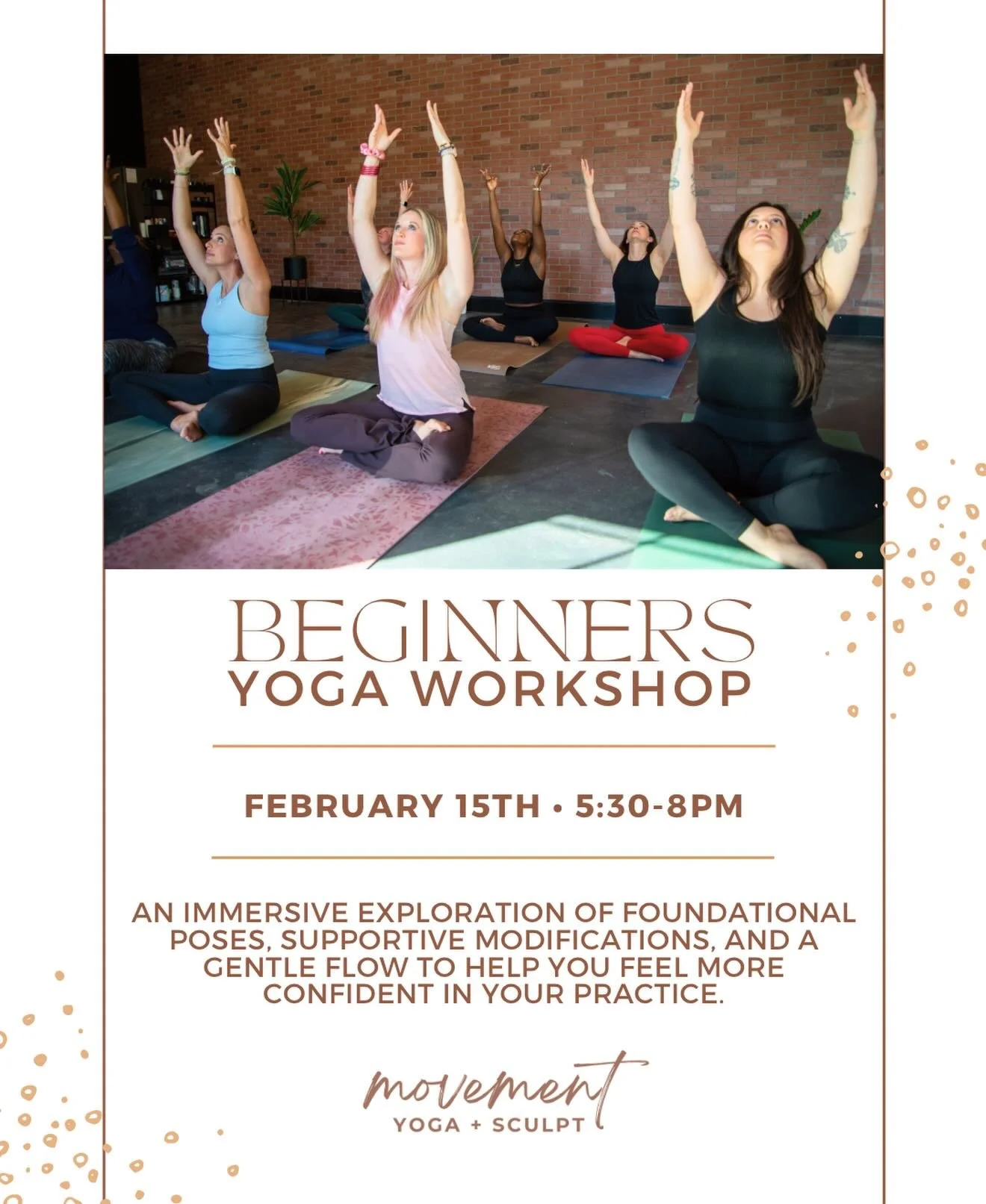 Slow it down and come back to the foundations. This 2.5 hour immersive workshop is a chance to break down common poses, explore alignment that works for your body, and learn how to use props and options with confidence.

This is a welcoming, no press