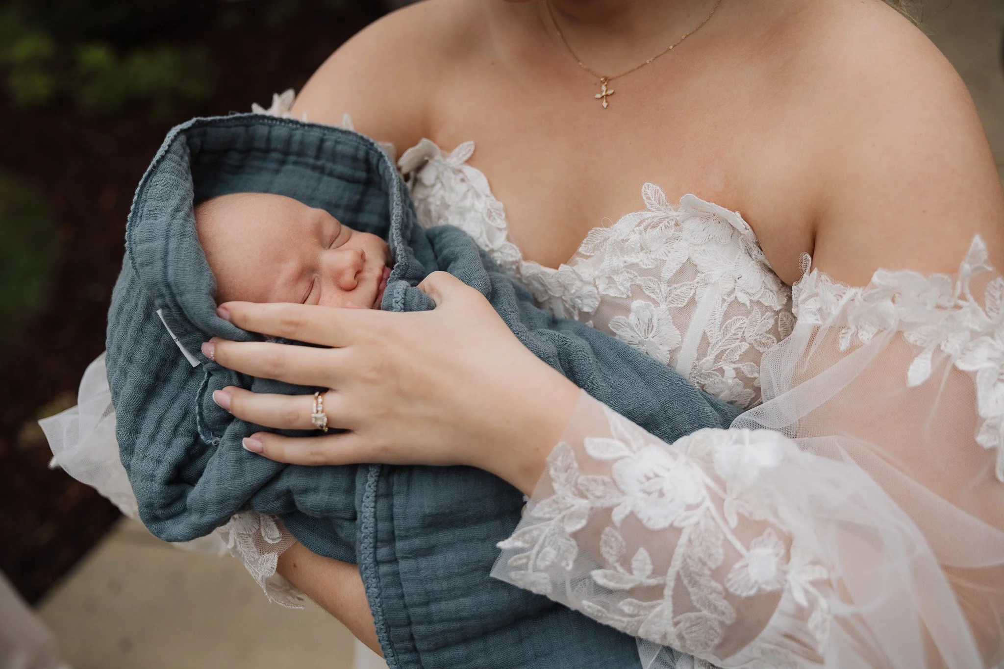 wedding photographer capturing candid emotional moment