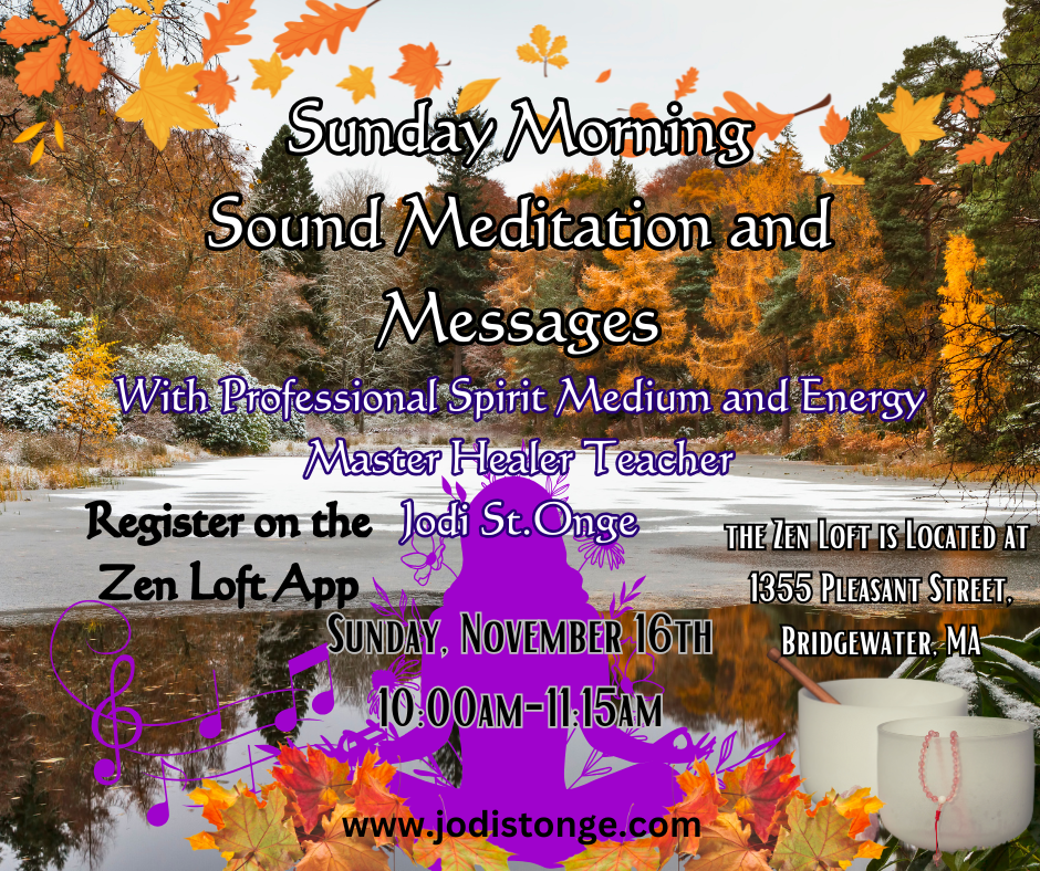 Sunday Morning Sound Healing Meditation with Messages 