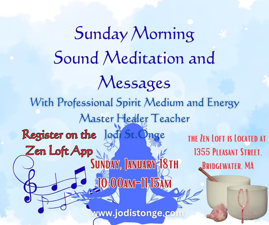 Sunday Morning Sound Healing Meditation with Messages