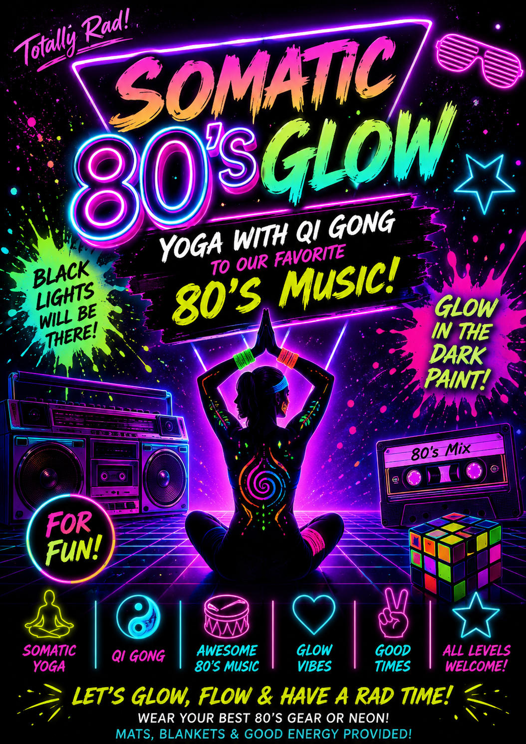 80's Somatic Glow Yoga