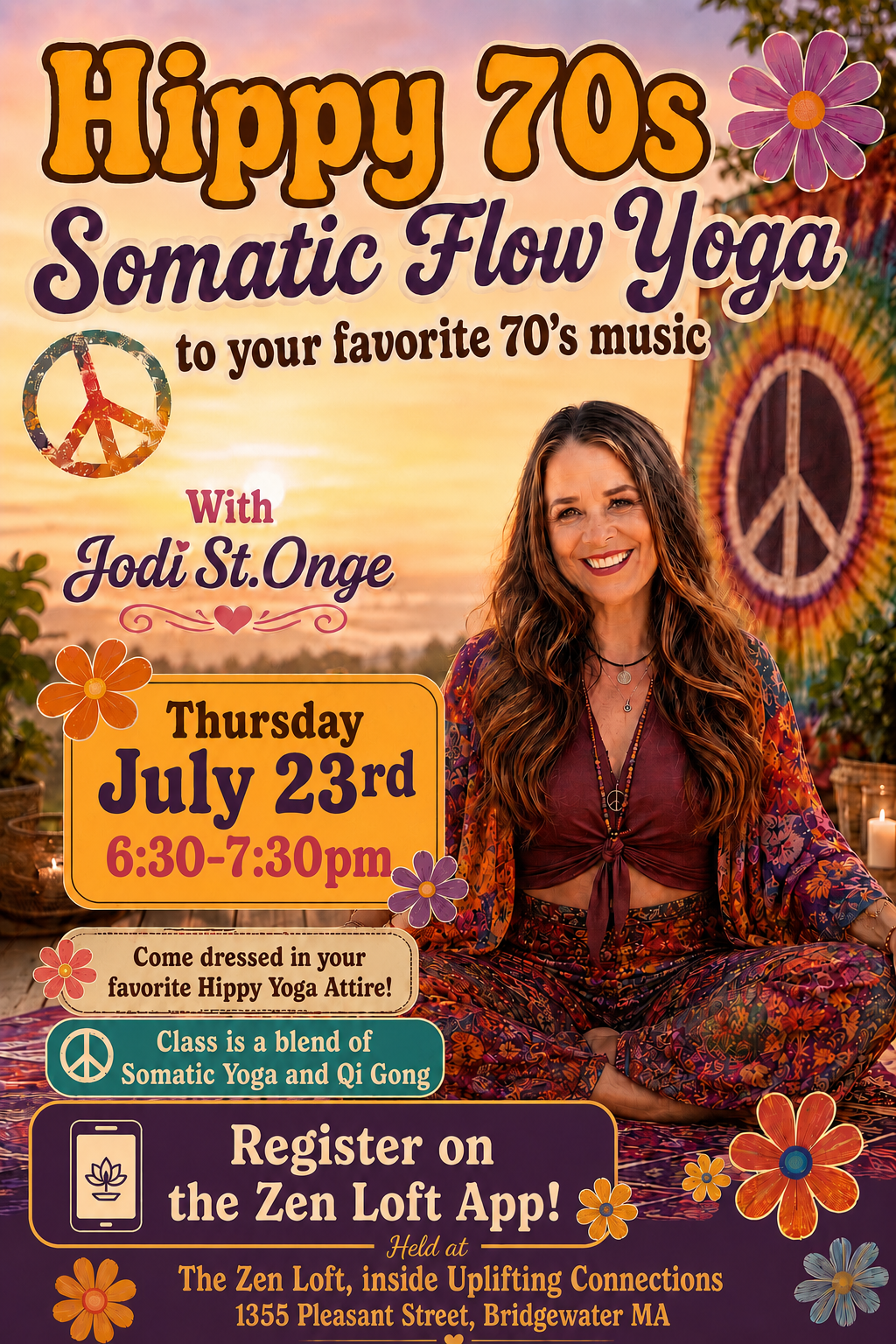 Hippy  70s Somatic Flow Yoga