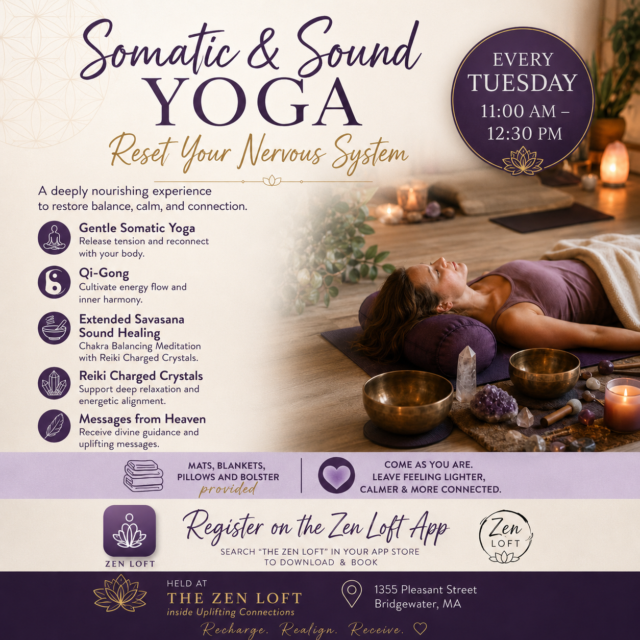 Somatic and Sound; Movement Meditation and Messages  (Copy)