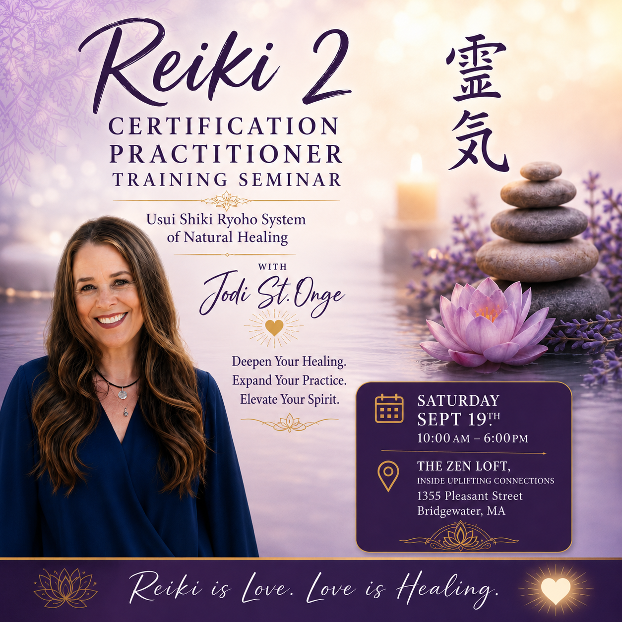 Reiki Two Practitioner Training Certificate