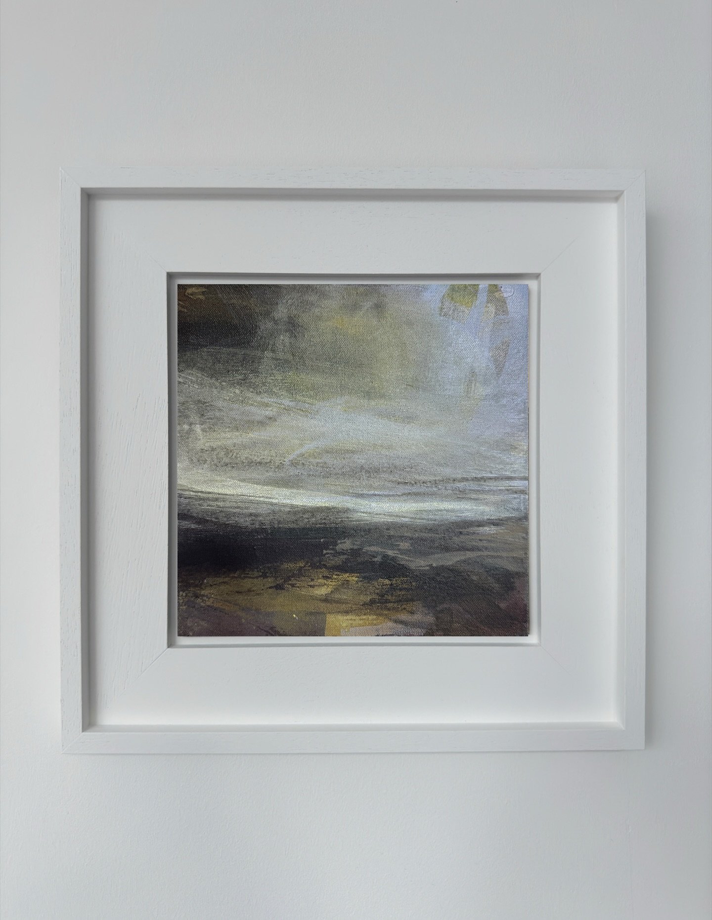 Weathered 
&pound;325

FRAMED ORIGINAL PAINTING ON CANVAS Hand painted wooden frame, ready to hang Acrylic paint with UV satin varnish
Framed approx 30cm x 30cm

This small painting captures the feeling of a landscape worn by time and weather. Soft l