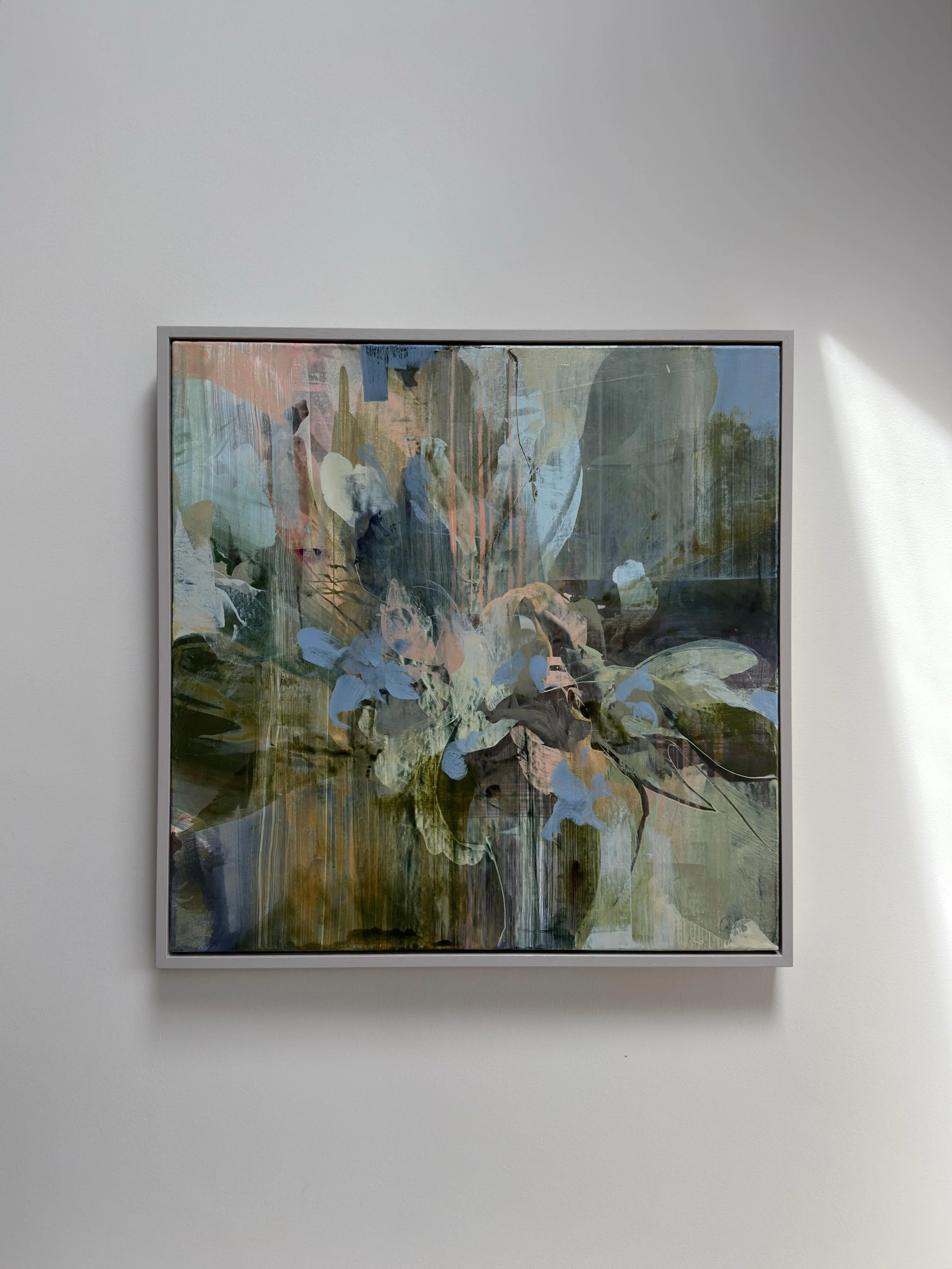 Wild Blue has found its home through @dallozcontemporary 💙

I had the pleasure of meeting its collectors at the private view, and there&rsquo;s something very special about seeing someone spend time with a piece and then watching it find its place i